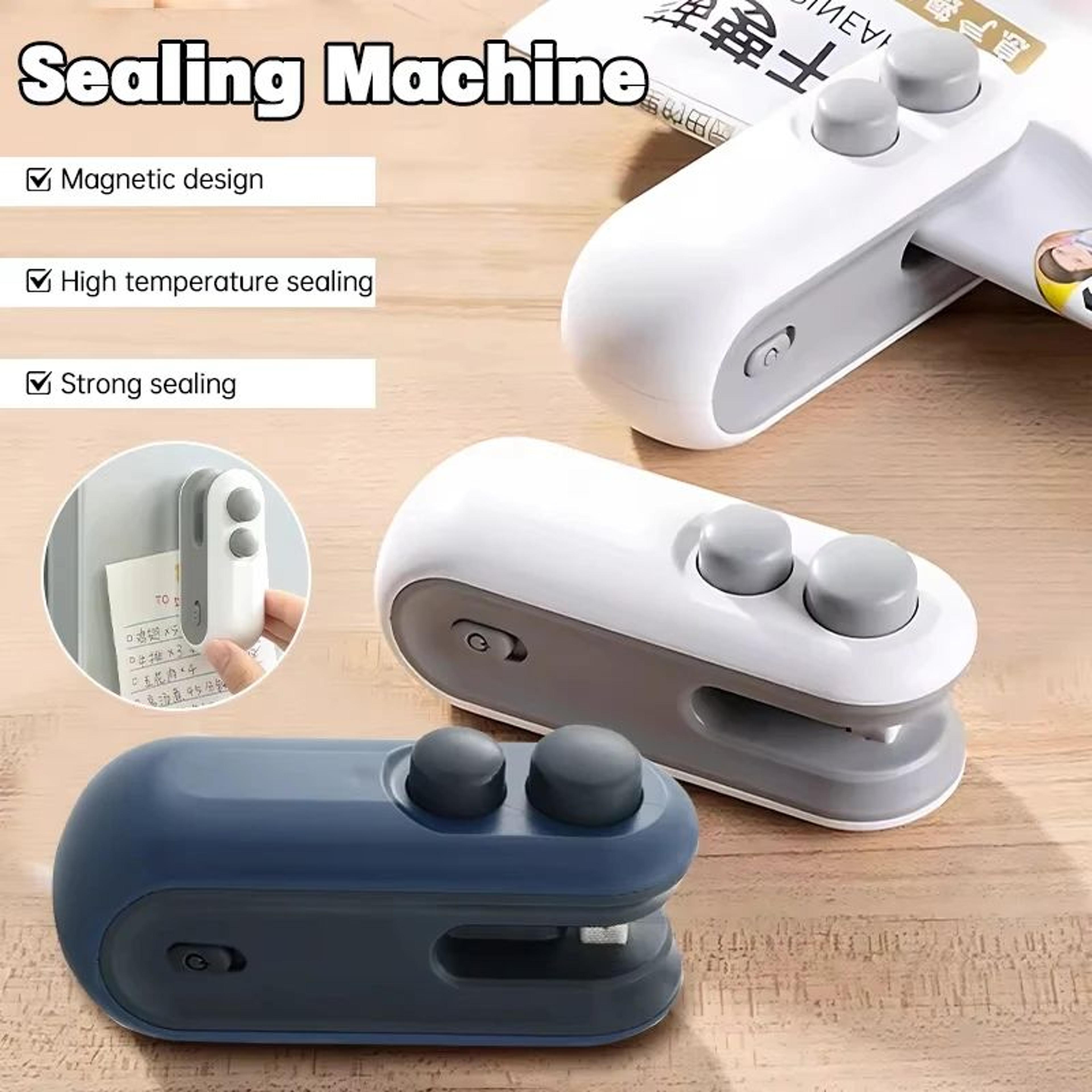 sealfresh mini bag sealer for food storage – portable heat sealer with cutter for snack bags