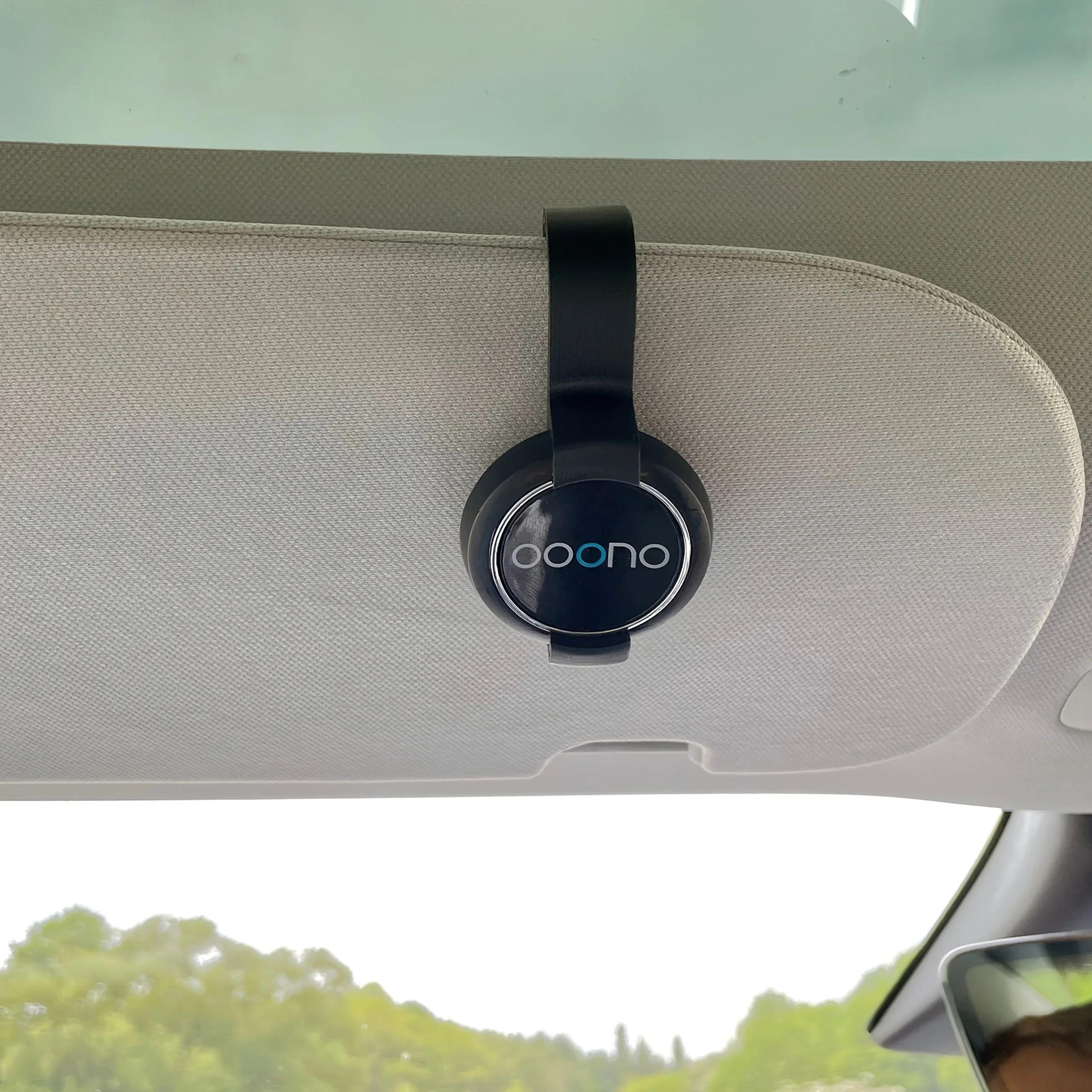 car sun visor holder for ooono co-driver no.1 – universal clip mount dashboard accessory