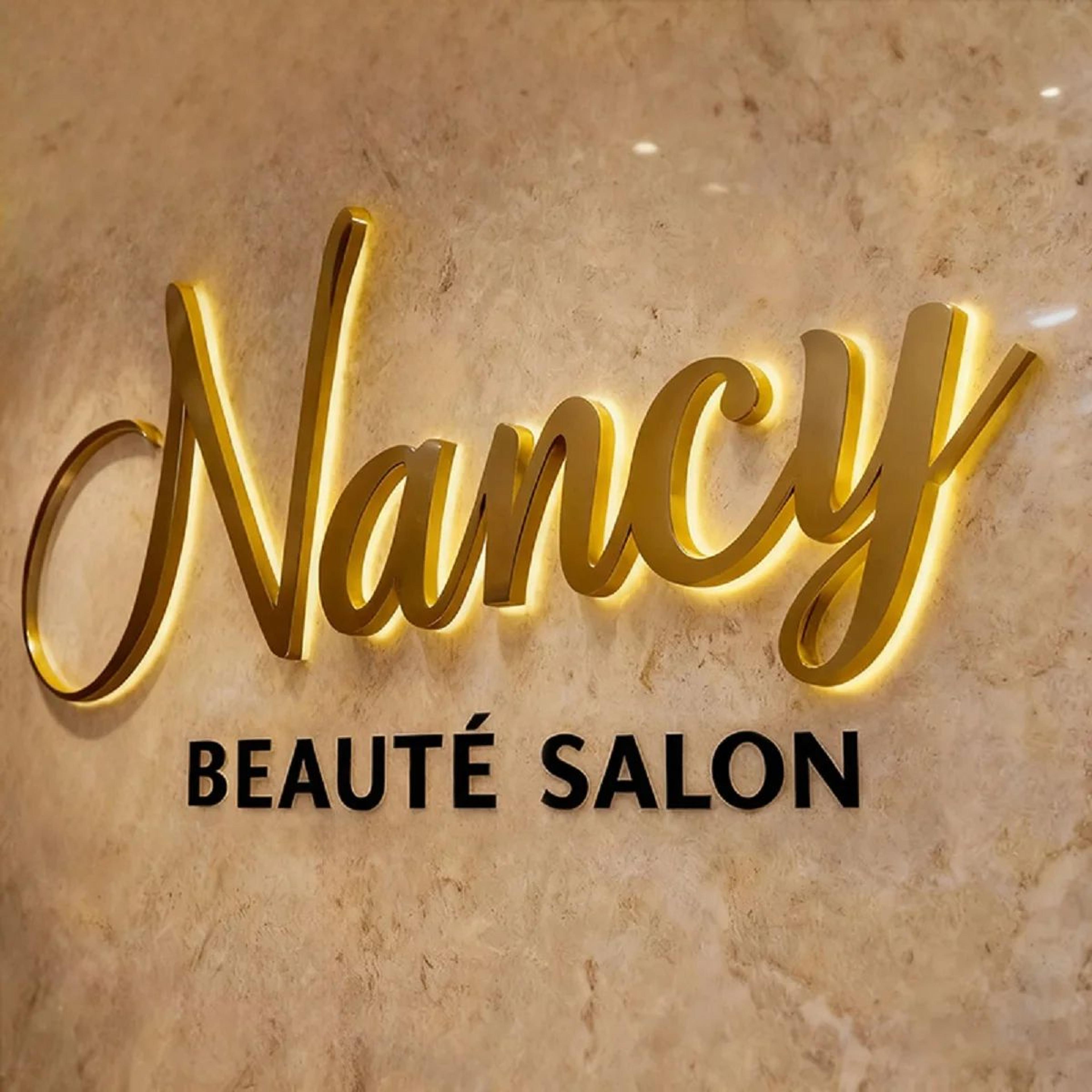custom 3d backlit led shop sign – luminous business letter sign for salon & storefront