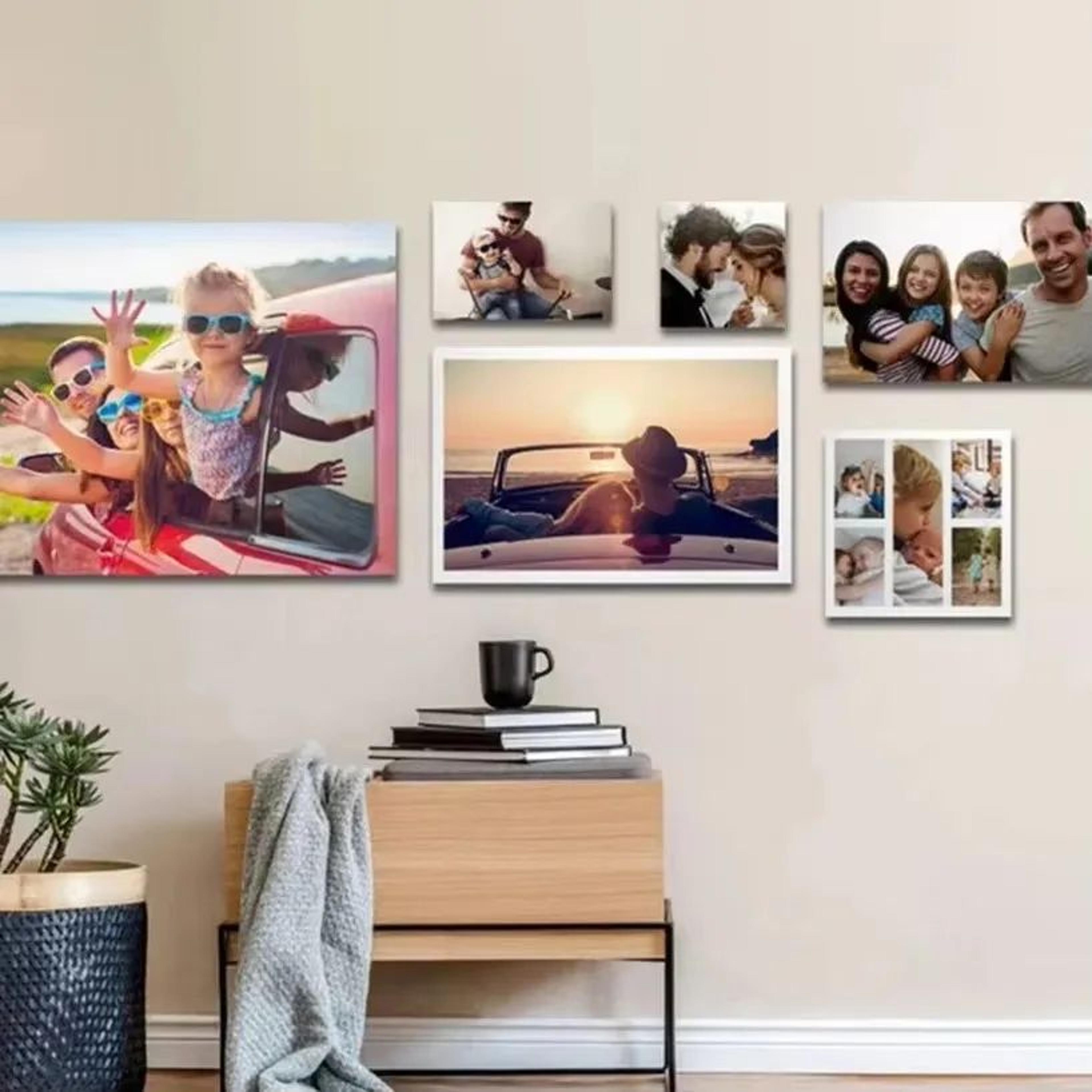 custom photo canvas print – personalized wall art for family, pets & special moments