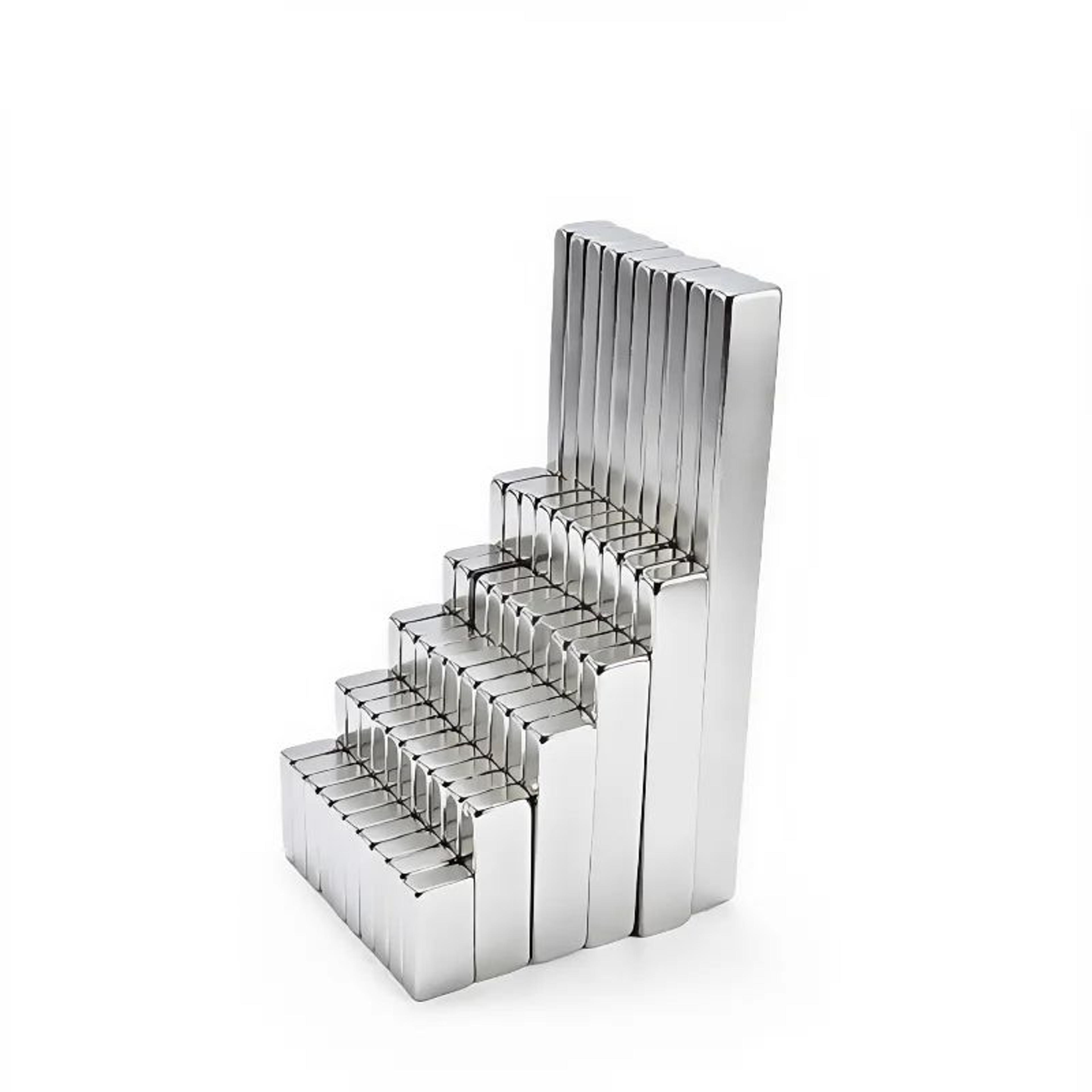 n52 strong square magnets set – 10pcs heavy duty fridge & office neodymium magnets