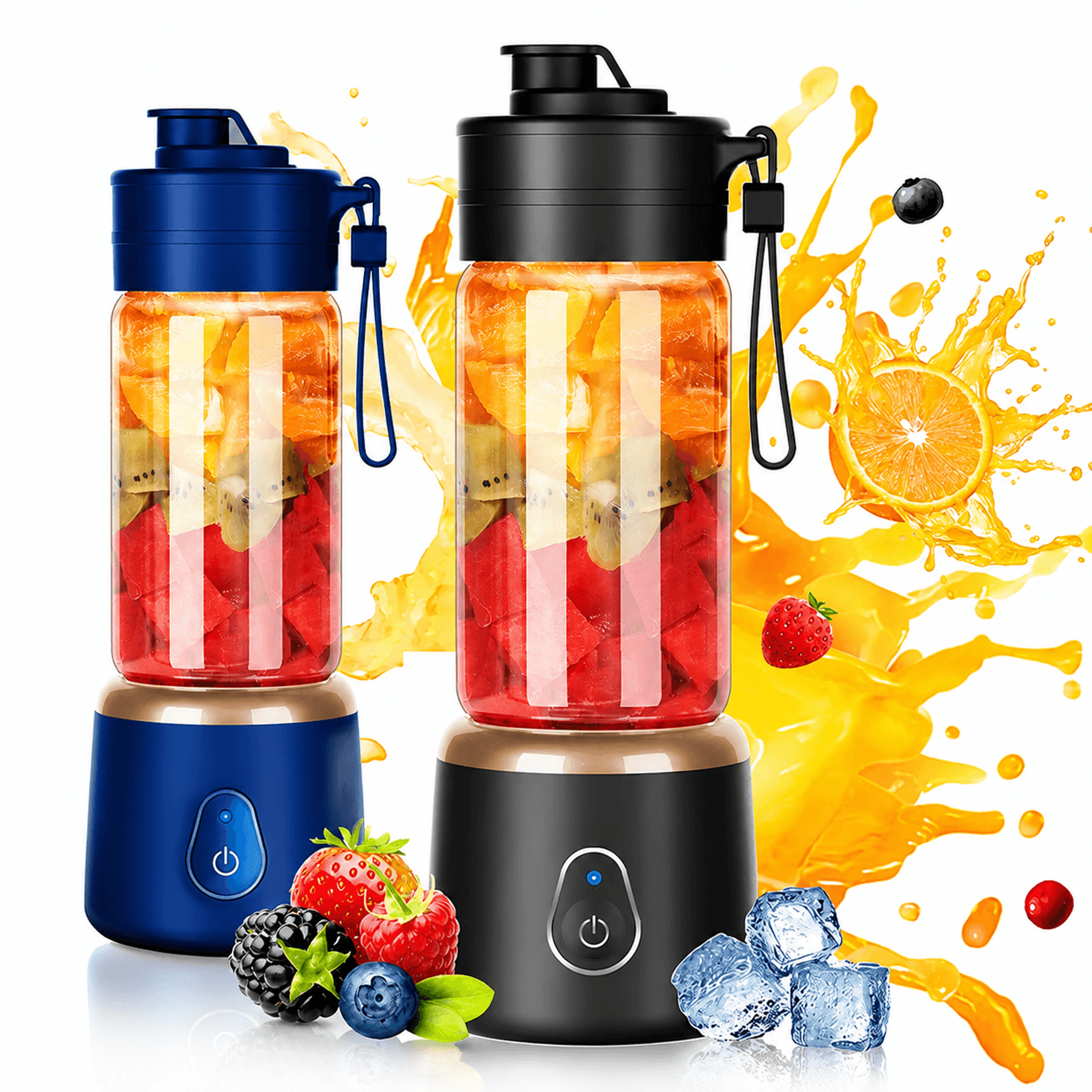 portable usb rechargeable citrus juicer blender cup – mini electric fruit mixer for travel & home