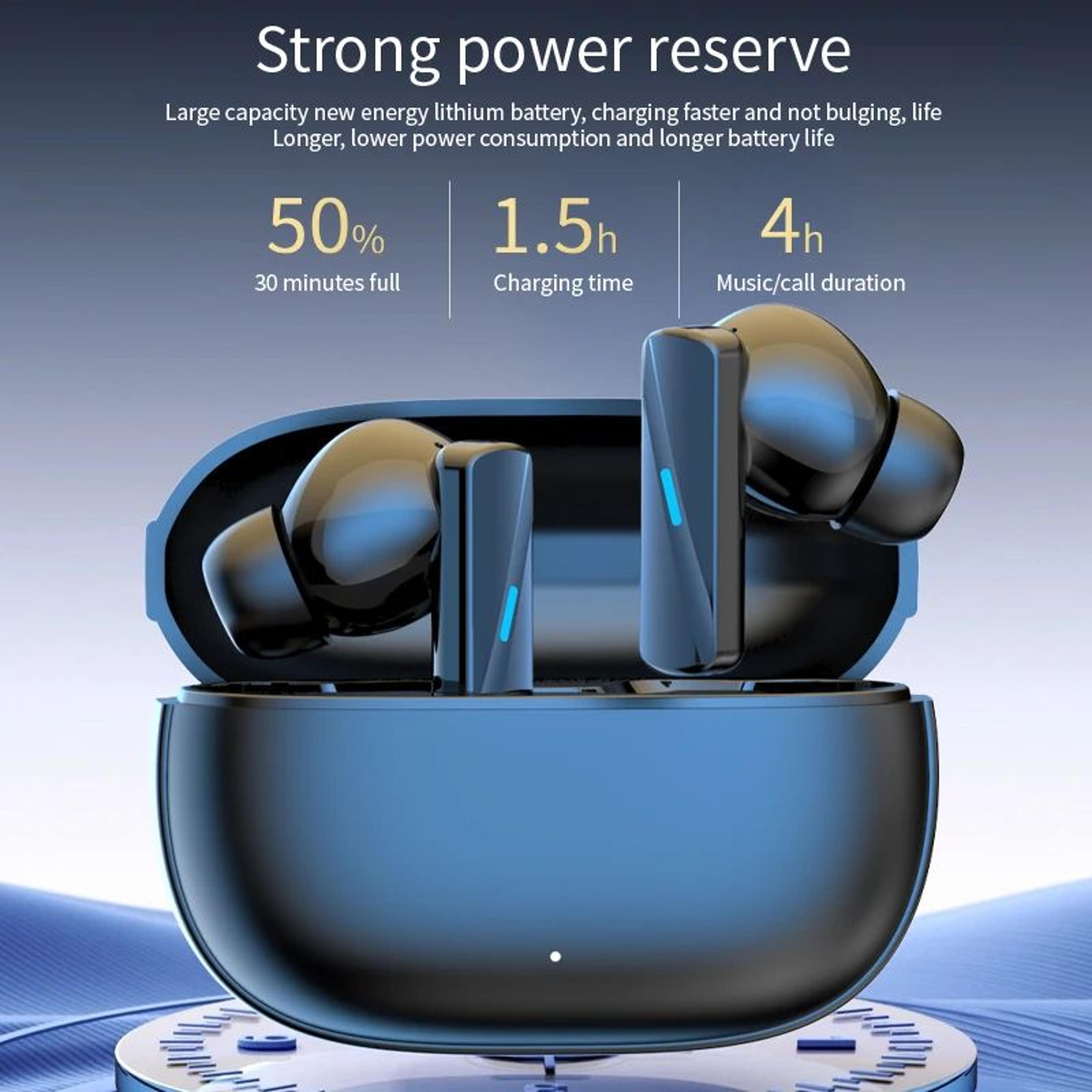 mate50 bt5.3 anc enc wireless gaming earbuds – hifi stereo touch control bluetooth earphones