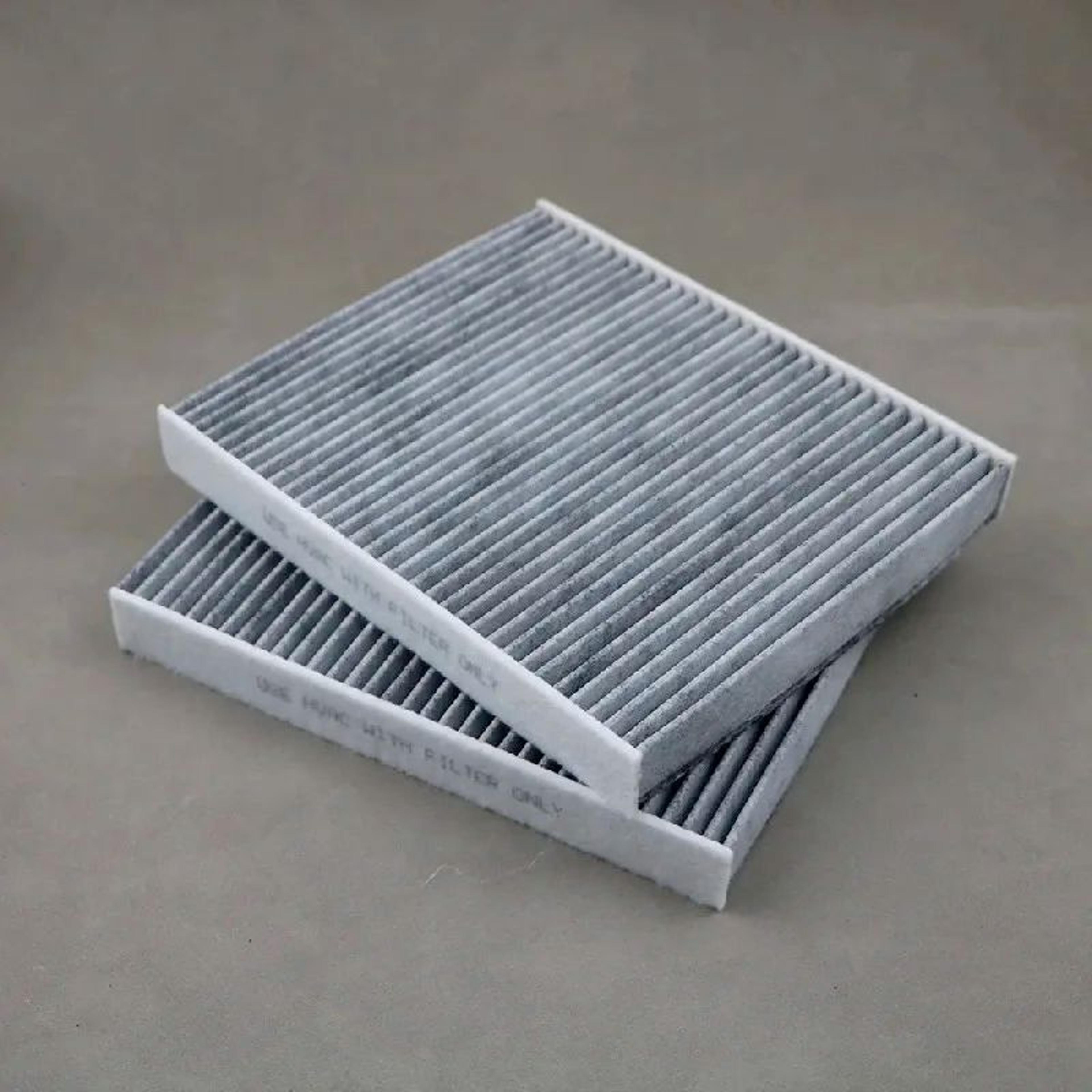 2pcs activated carbon cabin air filter for bmw 5 6 7 series f10 f11 f01 f02 f12 f13
