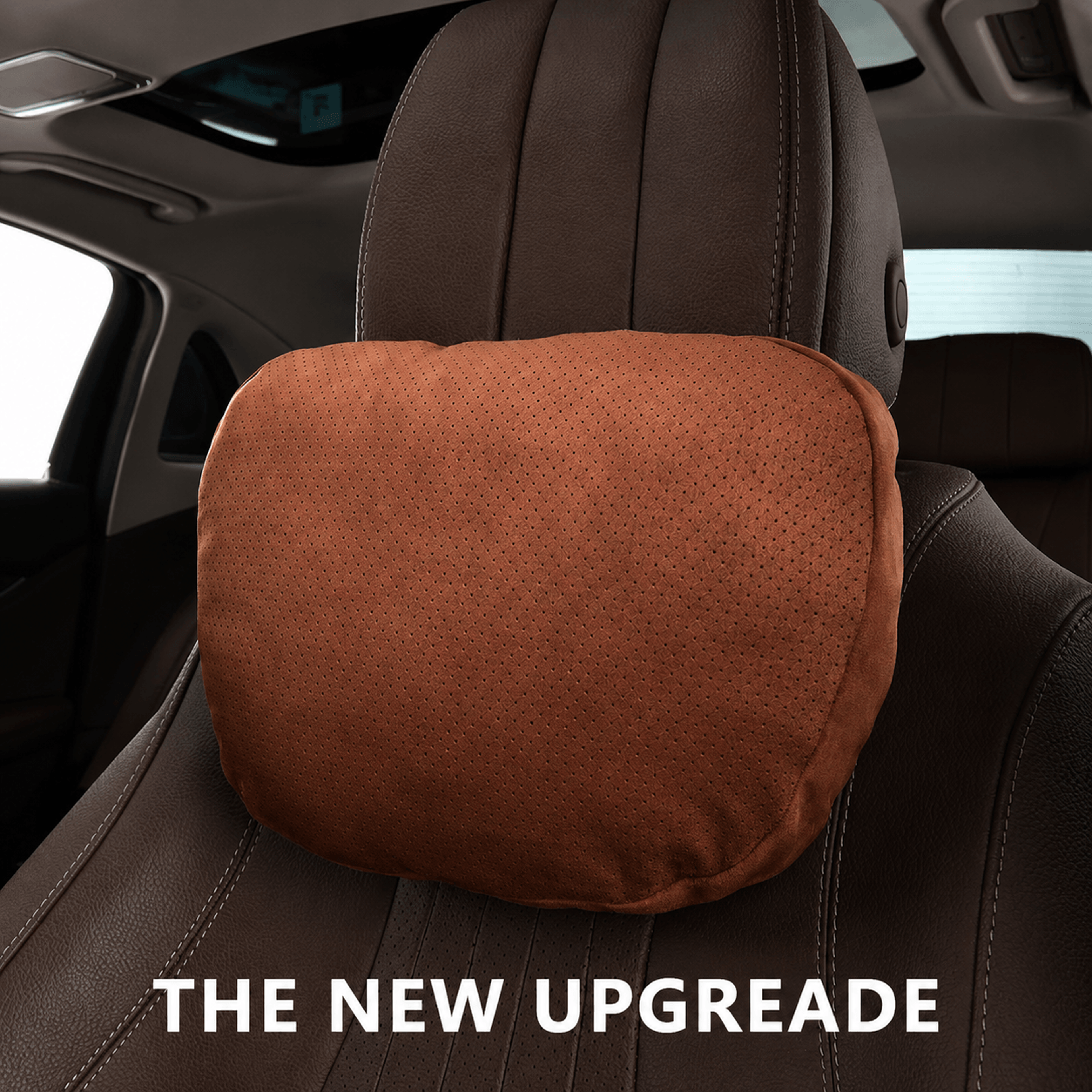 oasate 2.0 adjustable car neck & lumbar support pillow set – luxury maybach style headrest cushion