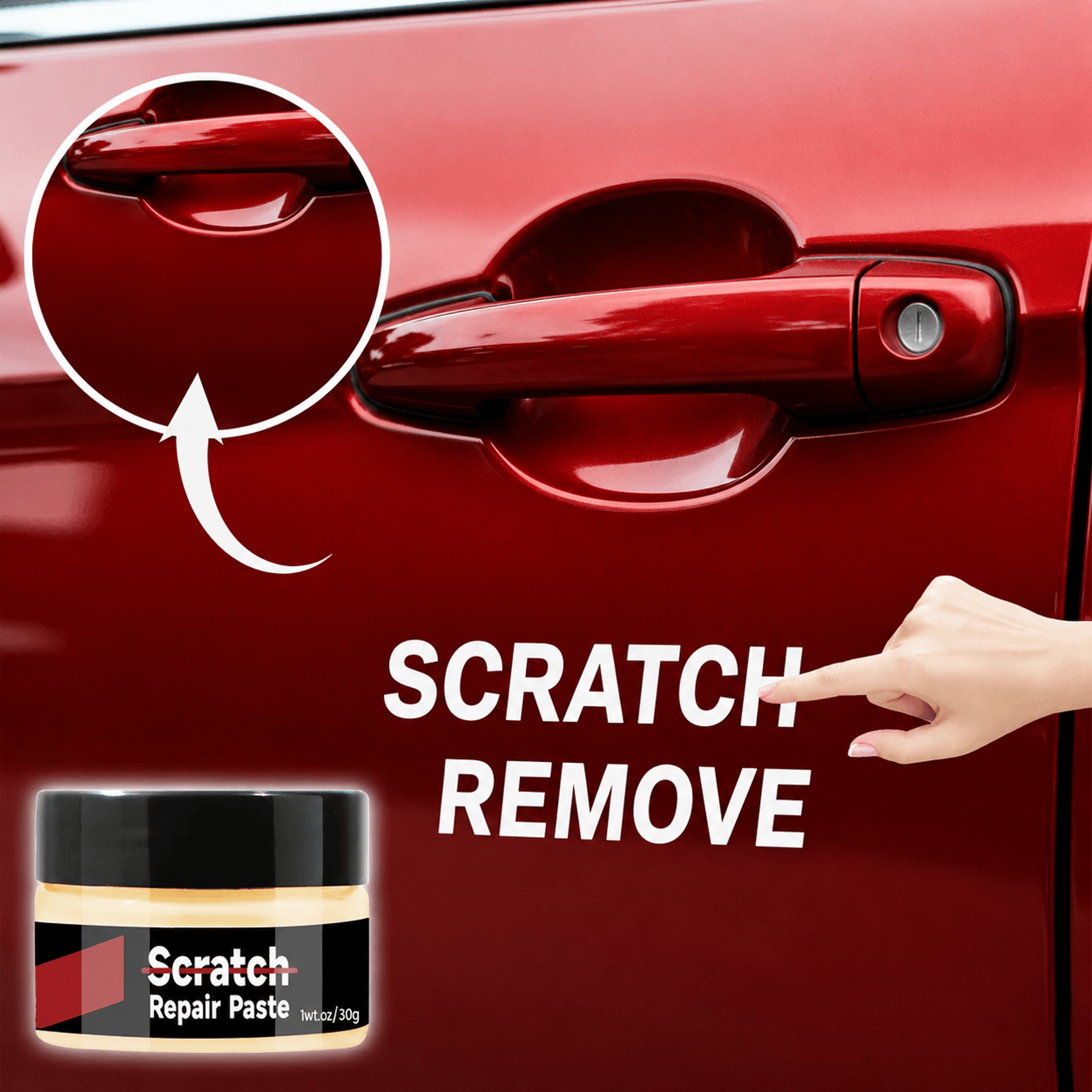 lp0204 car scratch remover 1.01 fl oz – instant paint repair & swirl mark removal solution