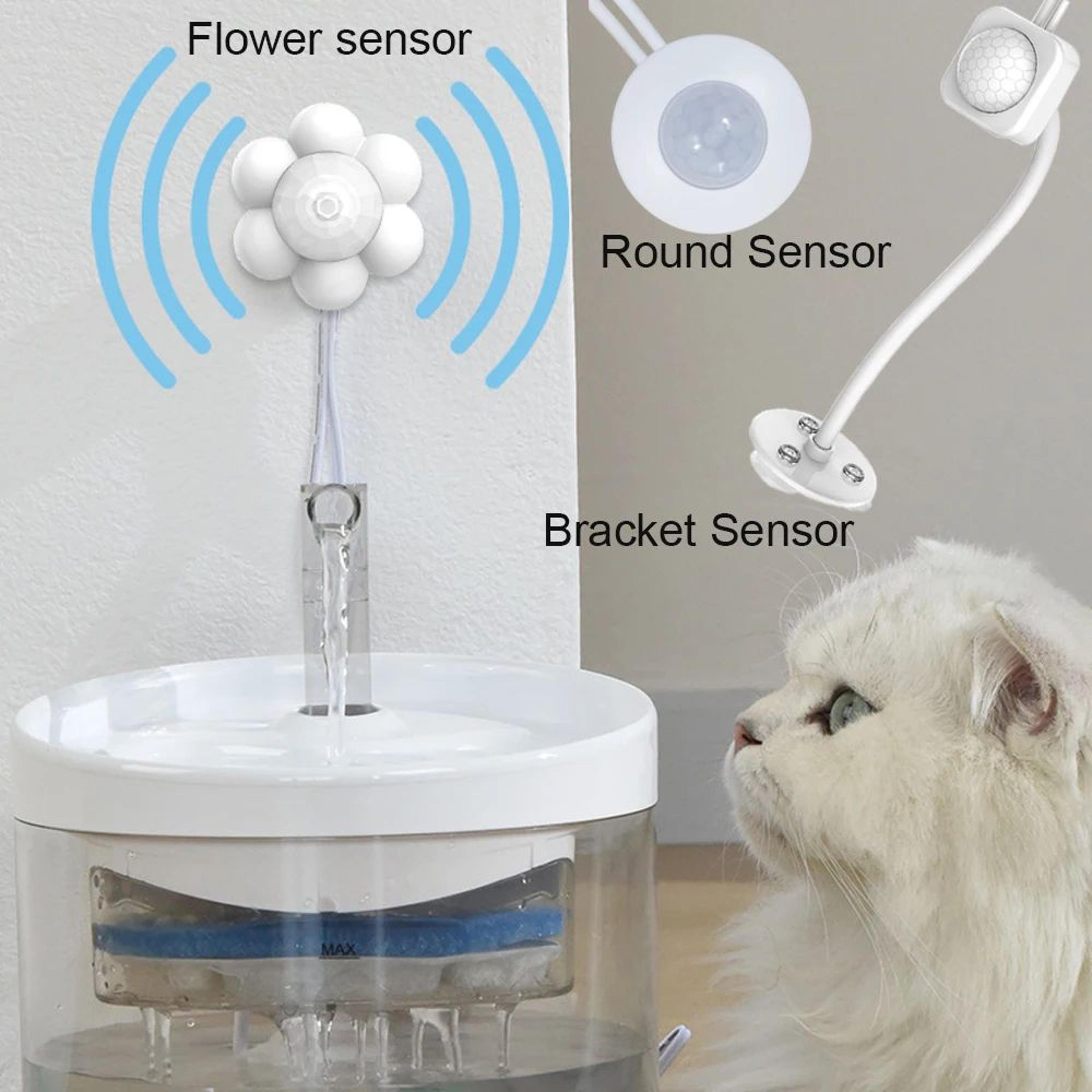 usb rechargeable automatic pet water dispenser with motion sensor – infrared activated drinking fountain for cats & dogs