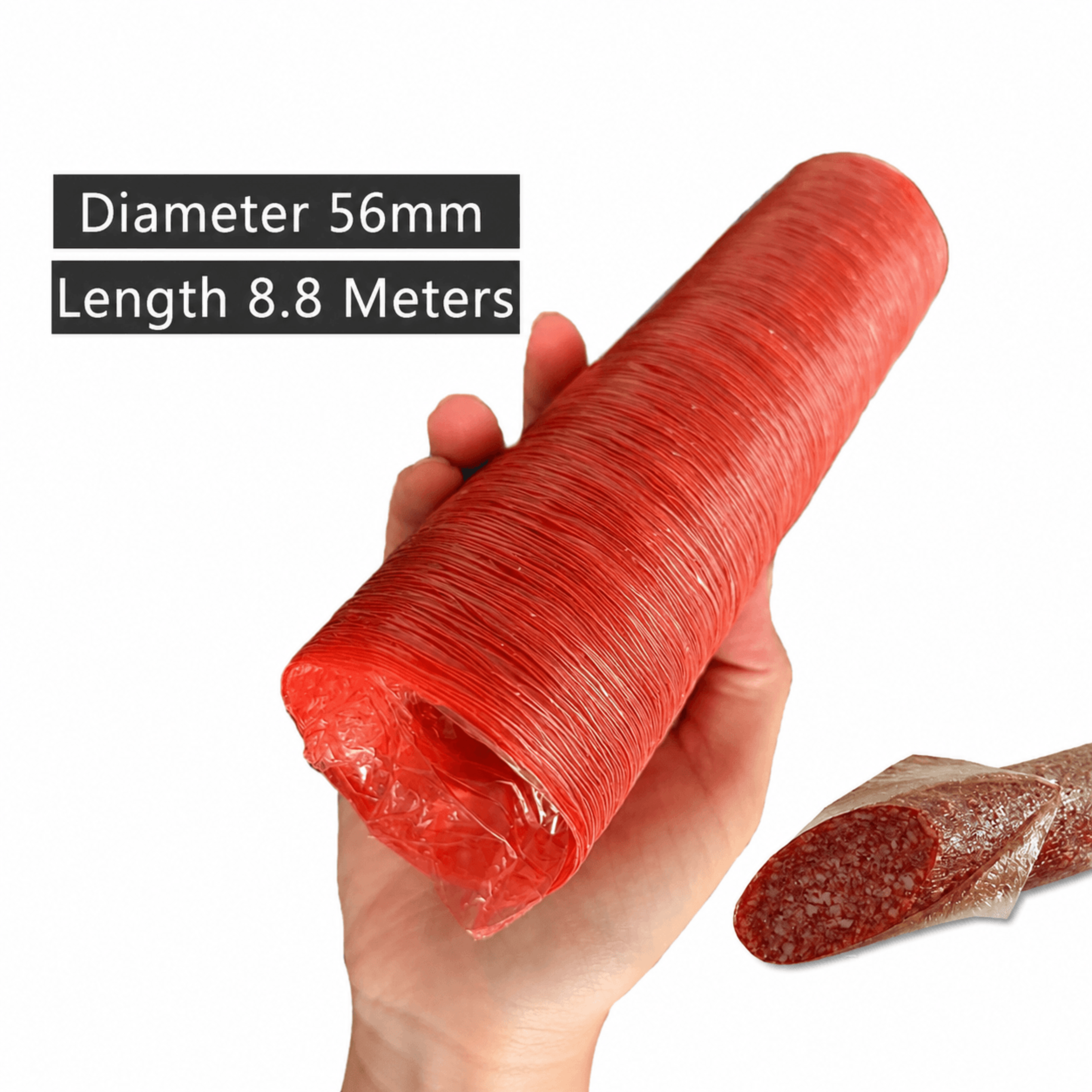 halal smoked cellulose sausage casing – easy peel cellulose sausage casings for homemade smoked sausage making