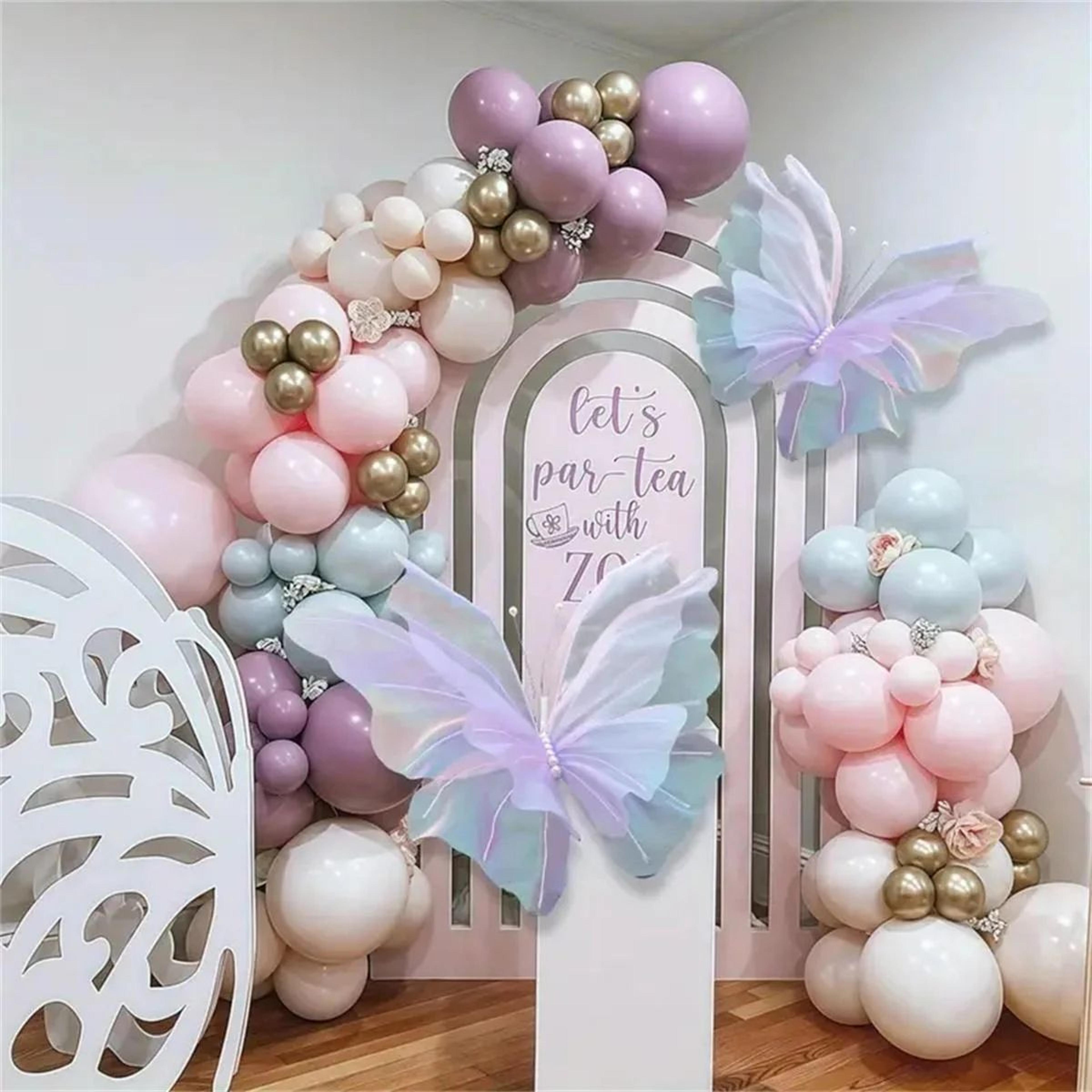 large 3d artificial butterfly wall decoration – vibrant hanging party decor for weddings, baby showers & birthdays