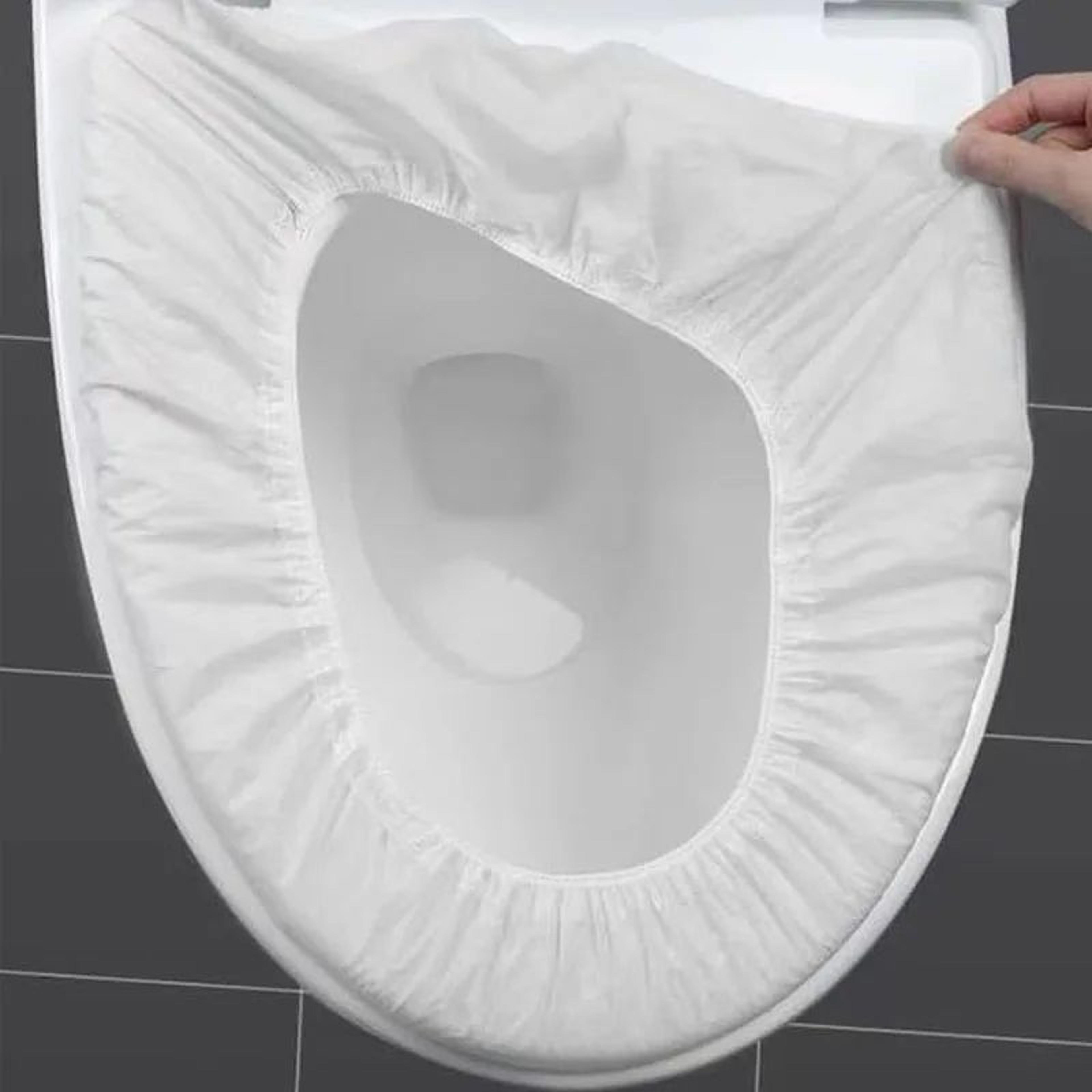 disposable waterproof toilet seat covers – portable non-woven travel toilet seat protectors for hotels, hospitals & publ
