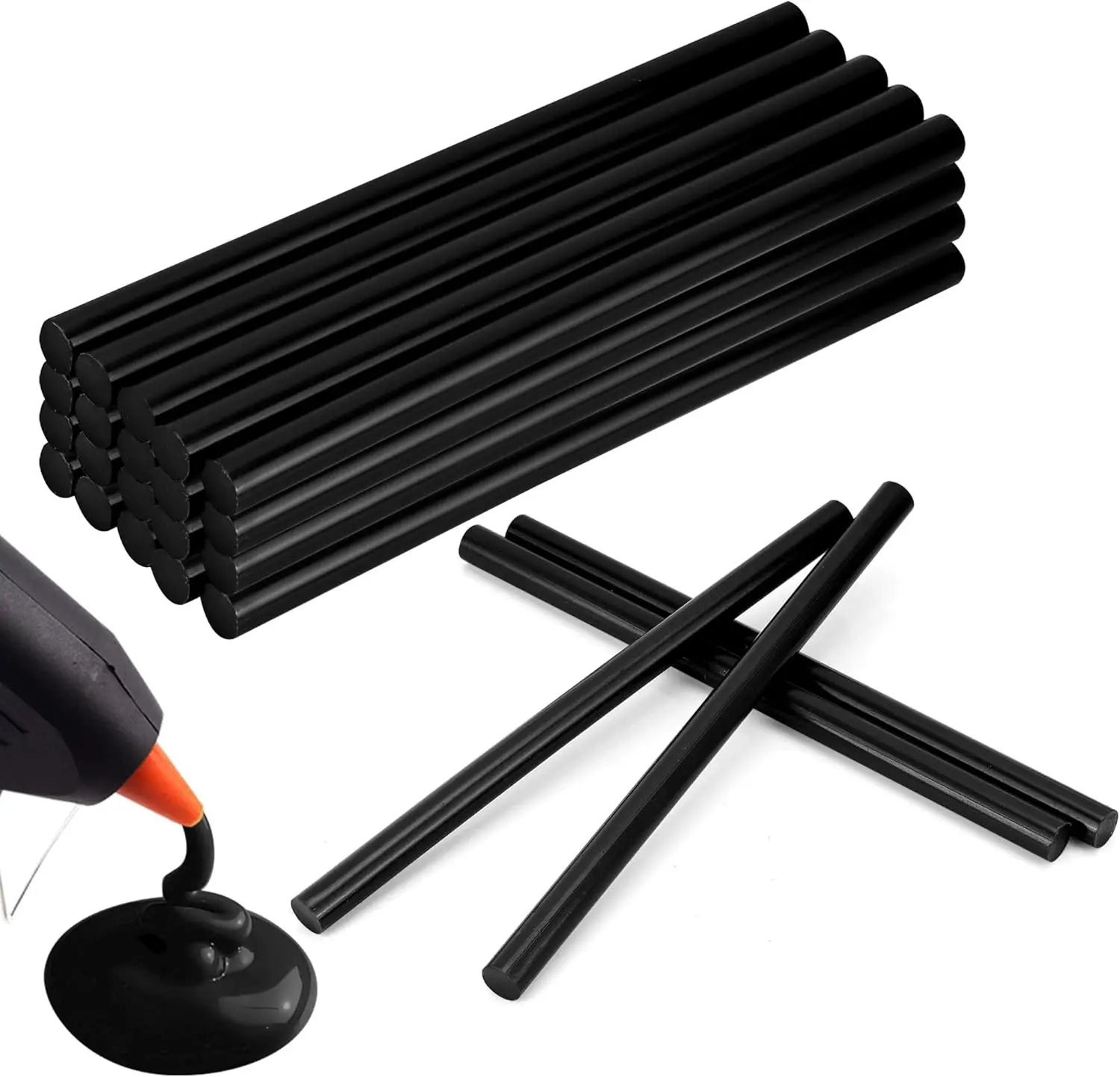 black hot melt glue sticks – eva adhesive refills for glue guns, dent repair, diy crafts & home repairs