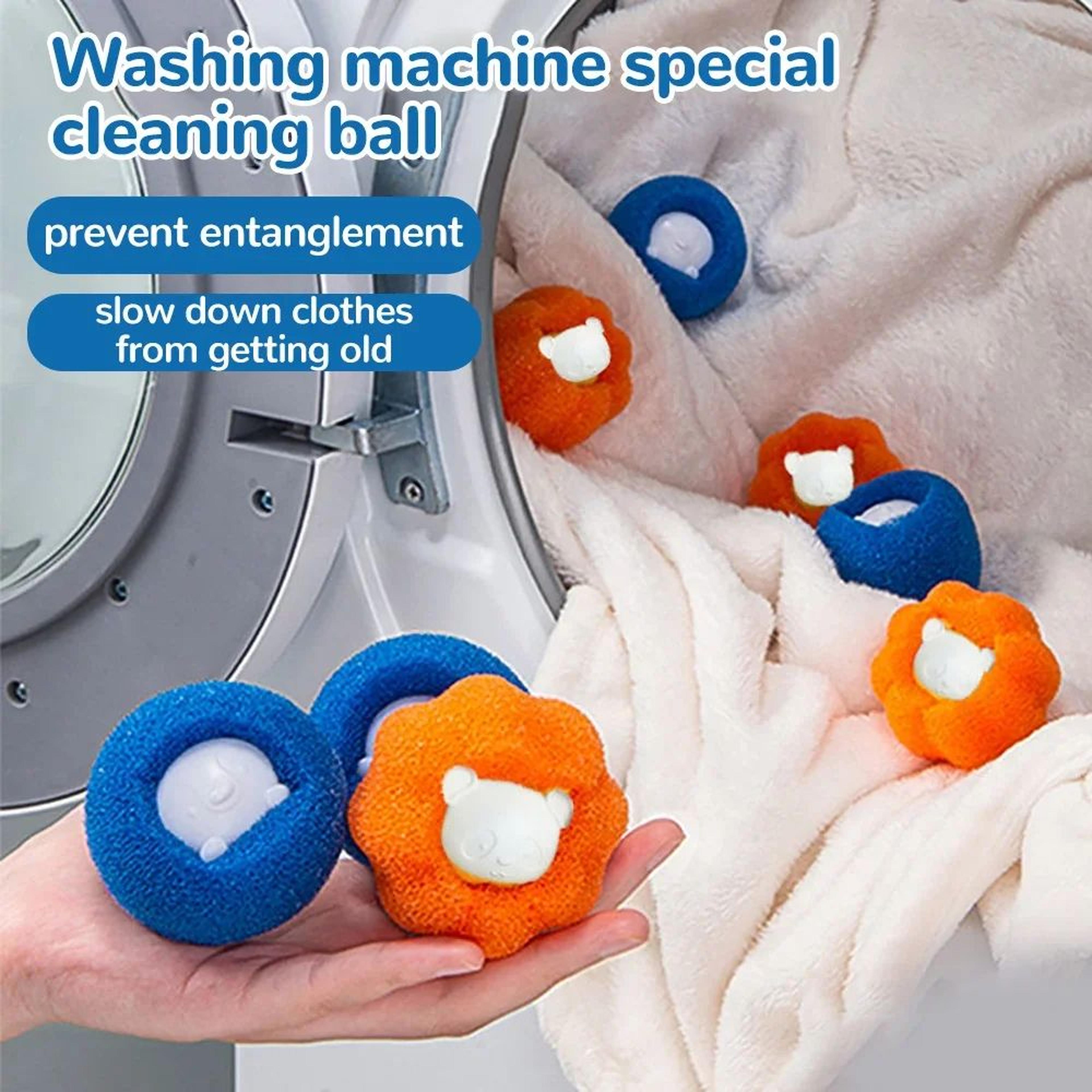 magic laundry ball kit – reusable pet hair remover & clothes hair catcher for washing machines