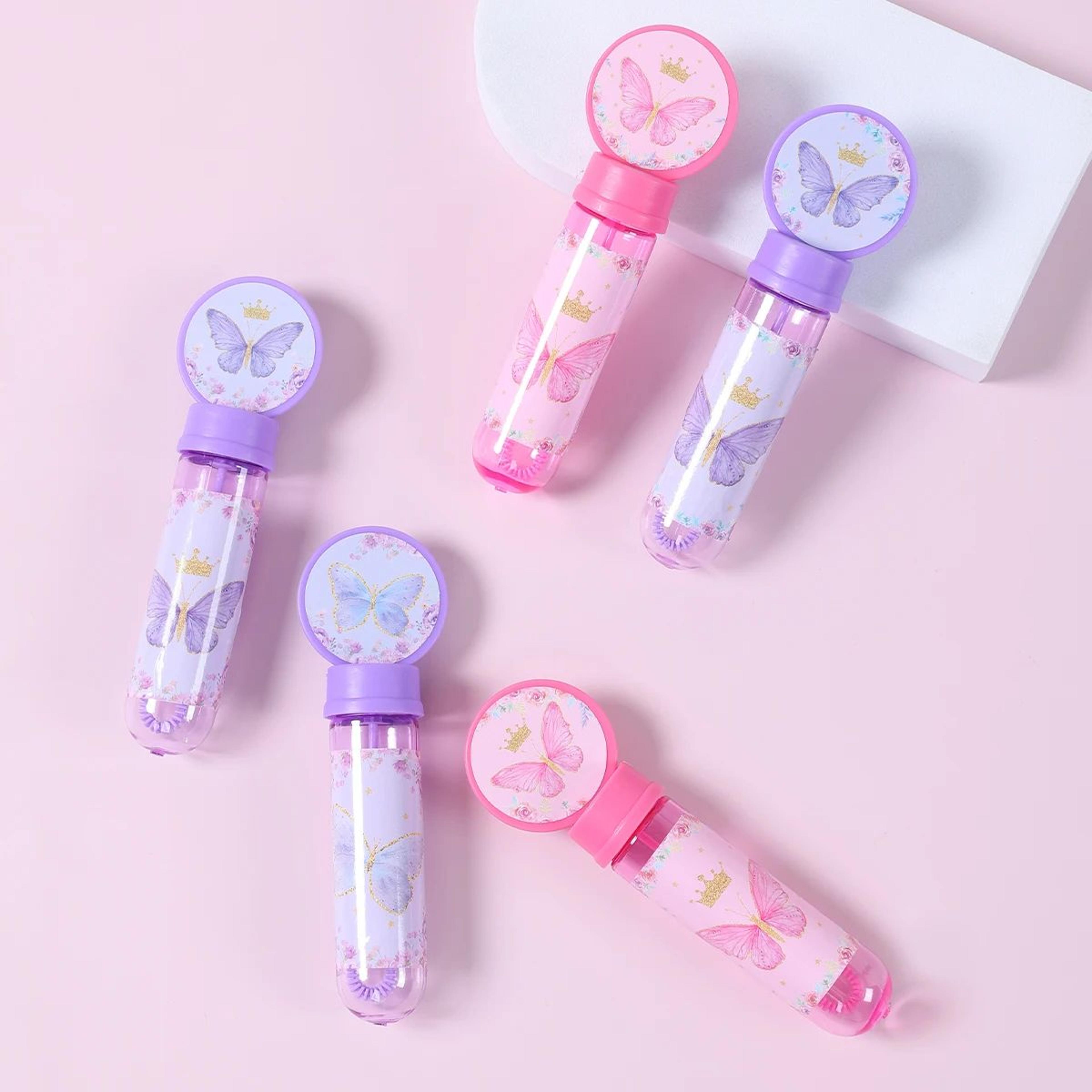 10pcs butterfly bubble tubes – plastic bubble wands for birthday party favors, baby shower, wedding & kids party supplie