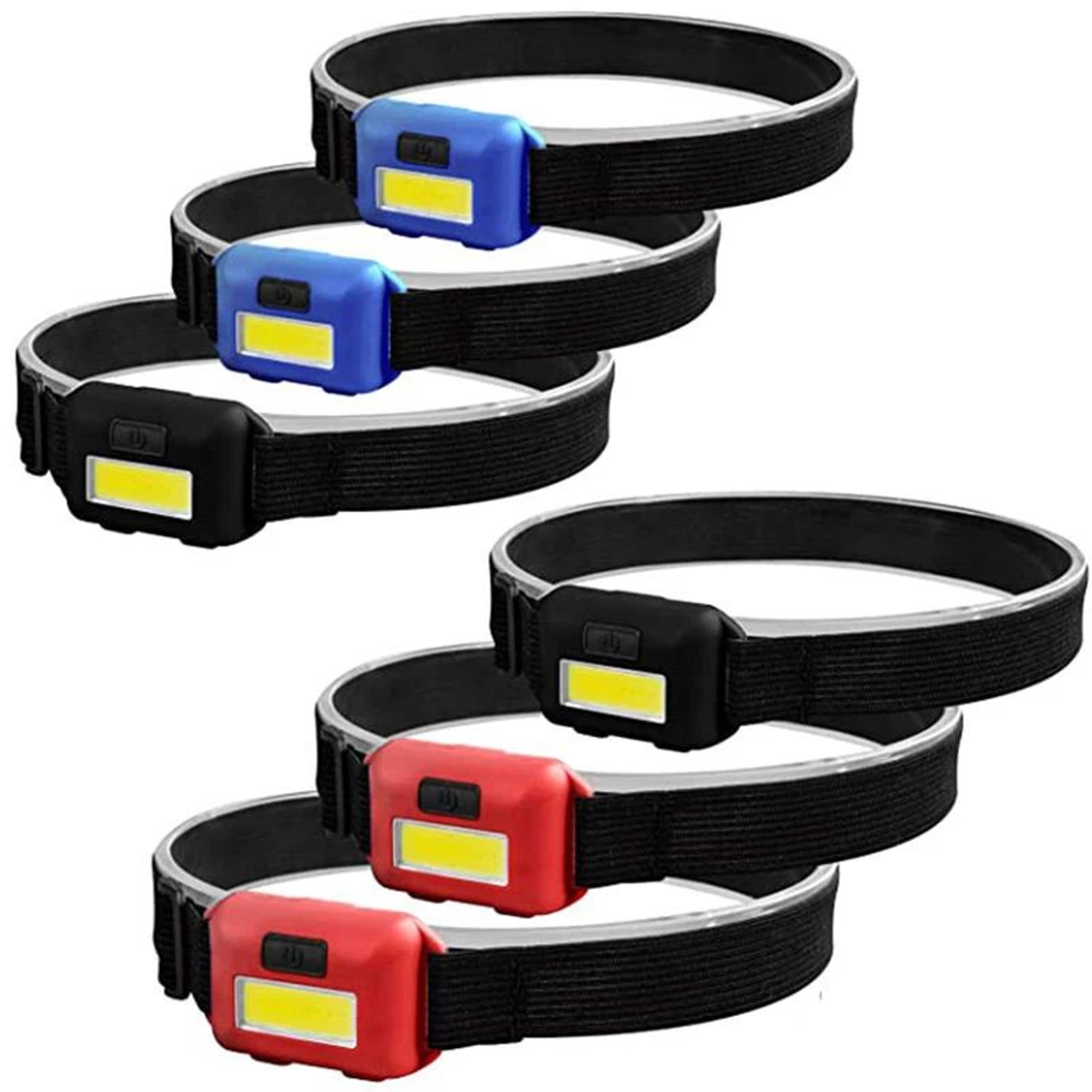 mini cob led headlamp flashlight – waterproof 3-mode head torch for camping, hiking, fishing & outdoor work