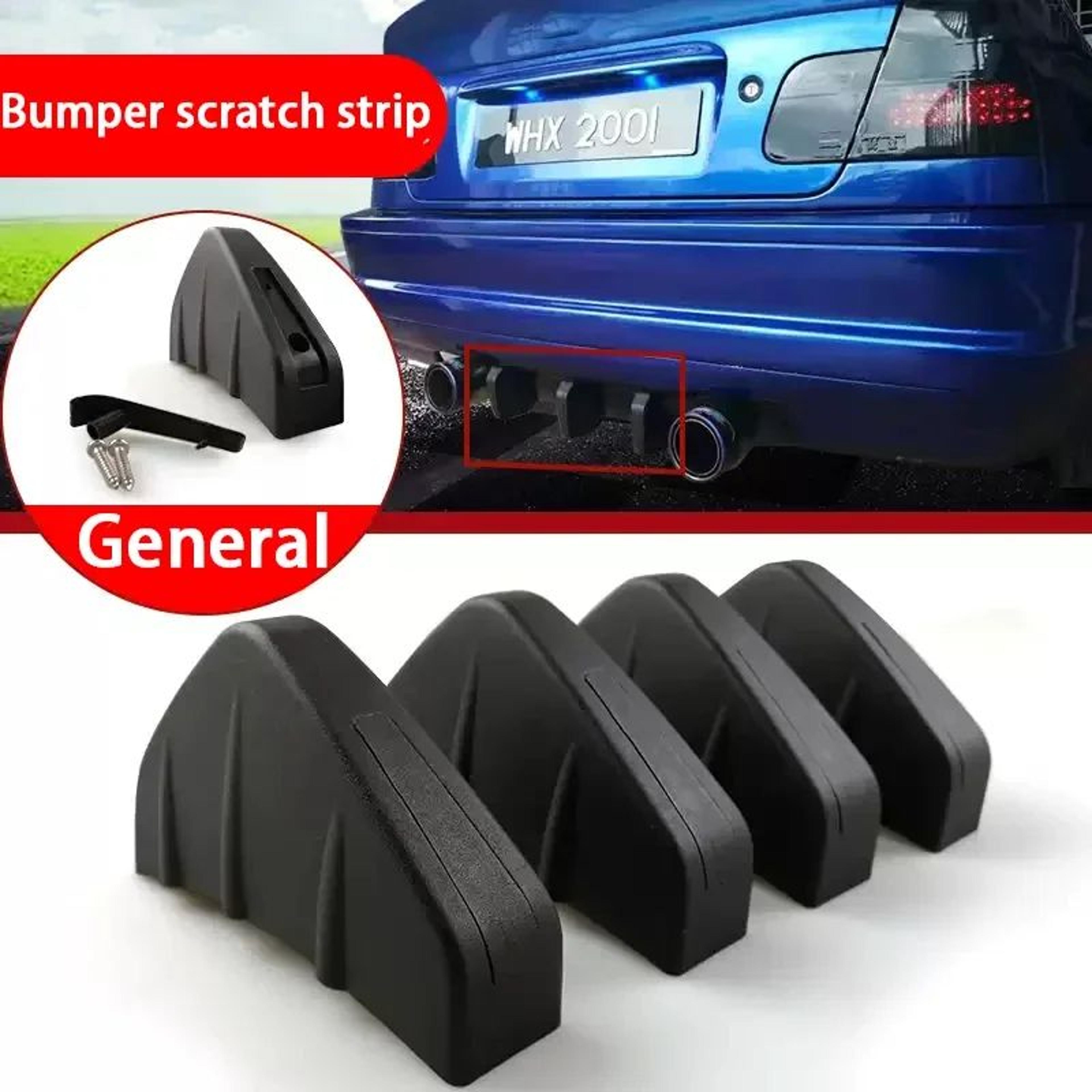 universal abs rear bumper lip spoiler – mini car diffuser splitter deflector for sporty styling & chassis protection