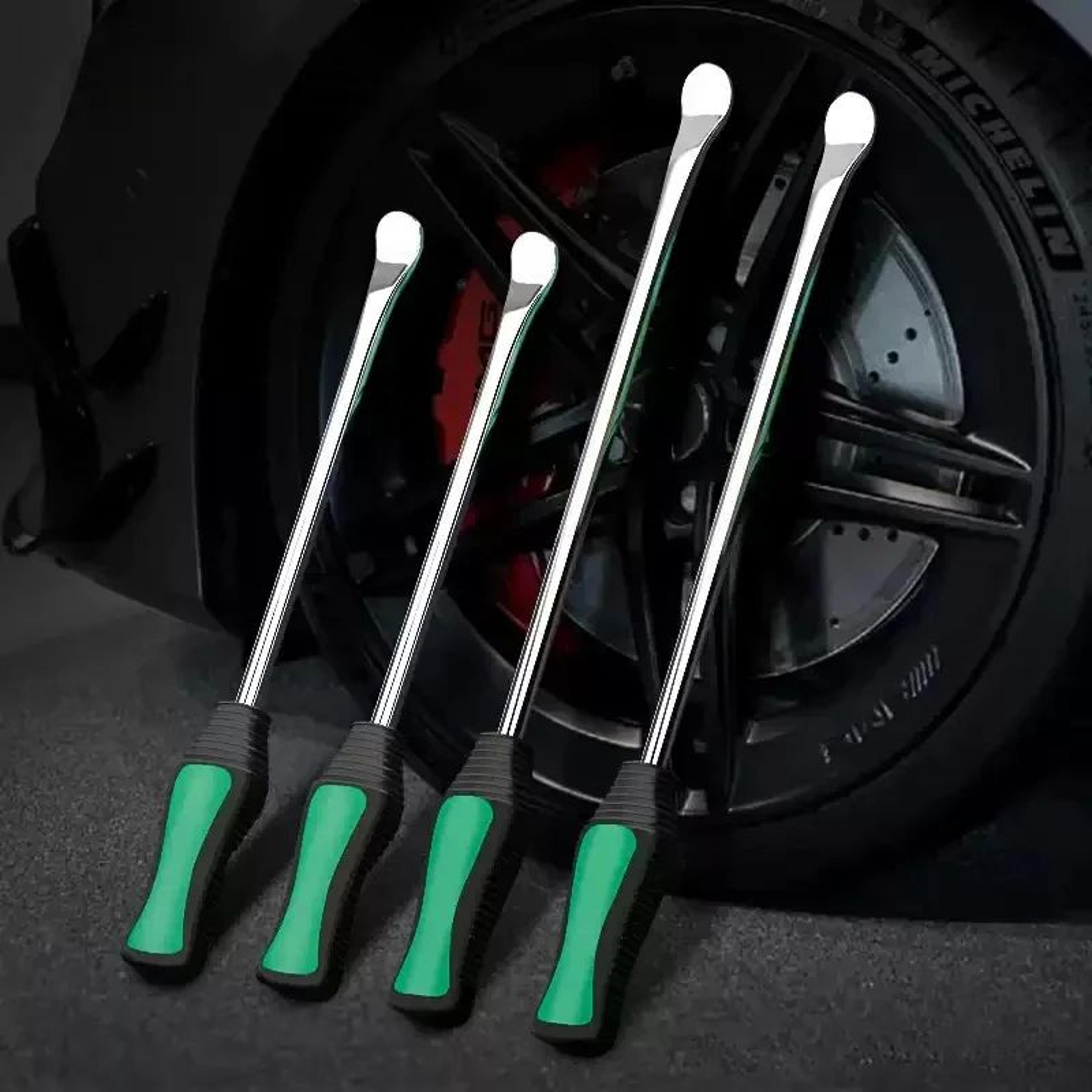 chrome vanadium tire pry bar – heavy-duty bicycle & motorcycle tire removal lever repair tool with grip handle