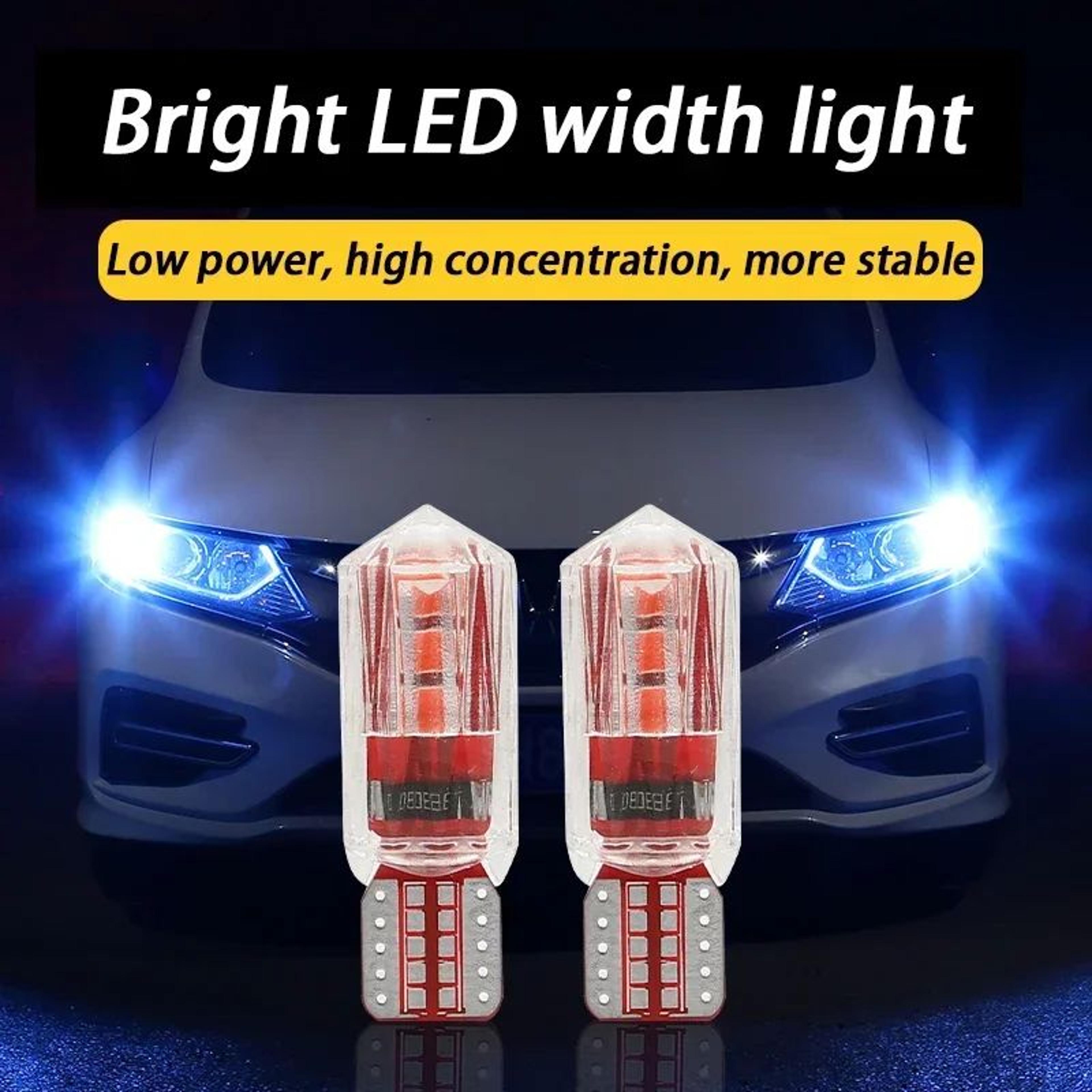 t10 ice blue led car bulb – super bright 12v plug-and-play interior, license plate, reading & clearance light