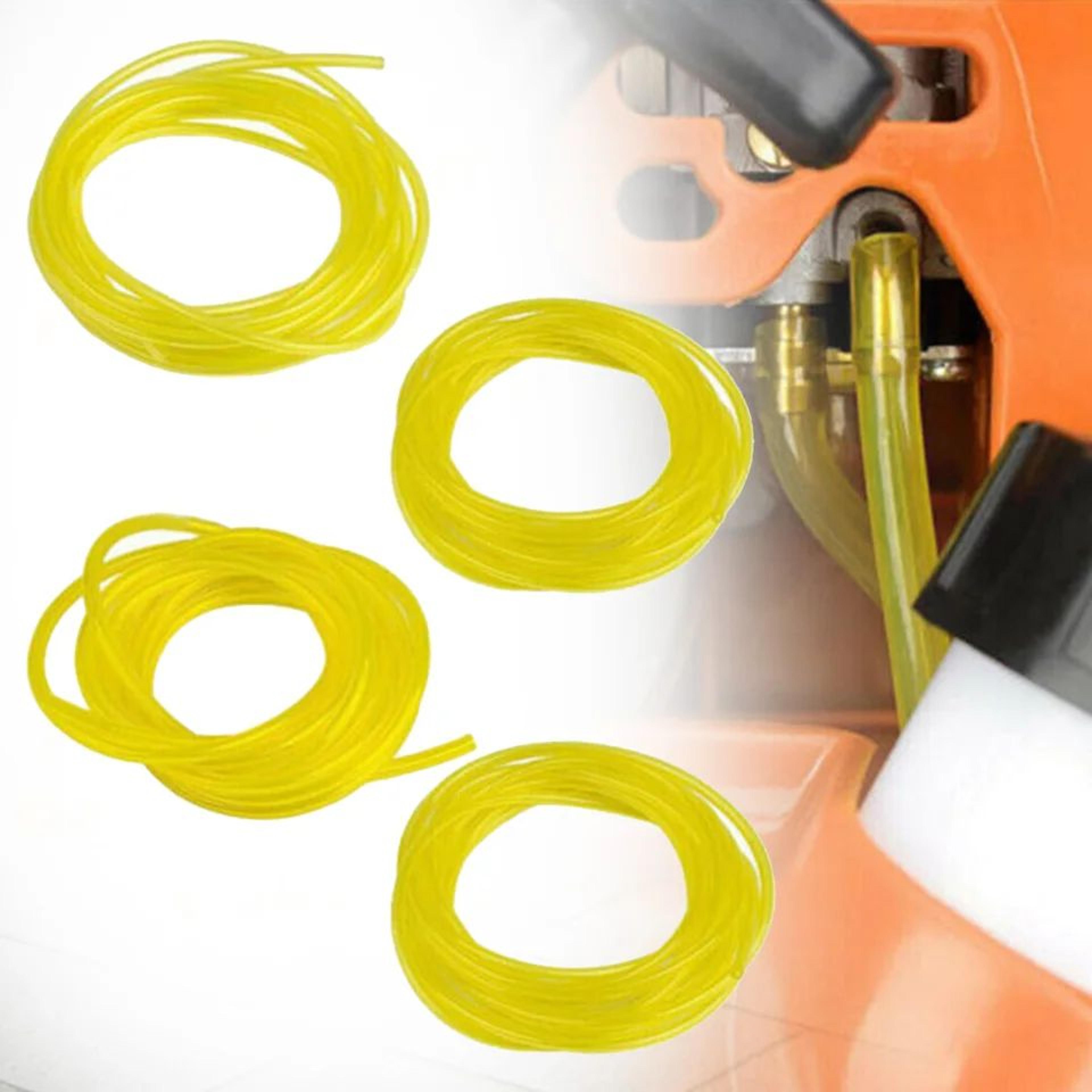 4 pcs petrol fuel line hose kit – gas pipe replacement for chainsaw, string trimmer, brush cutter, blower & small engine