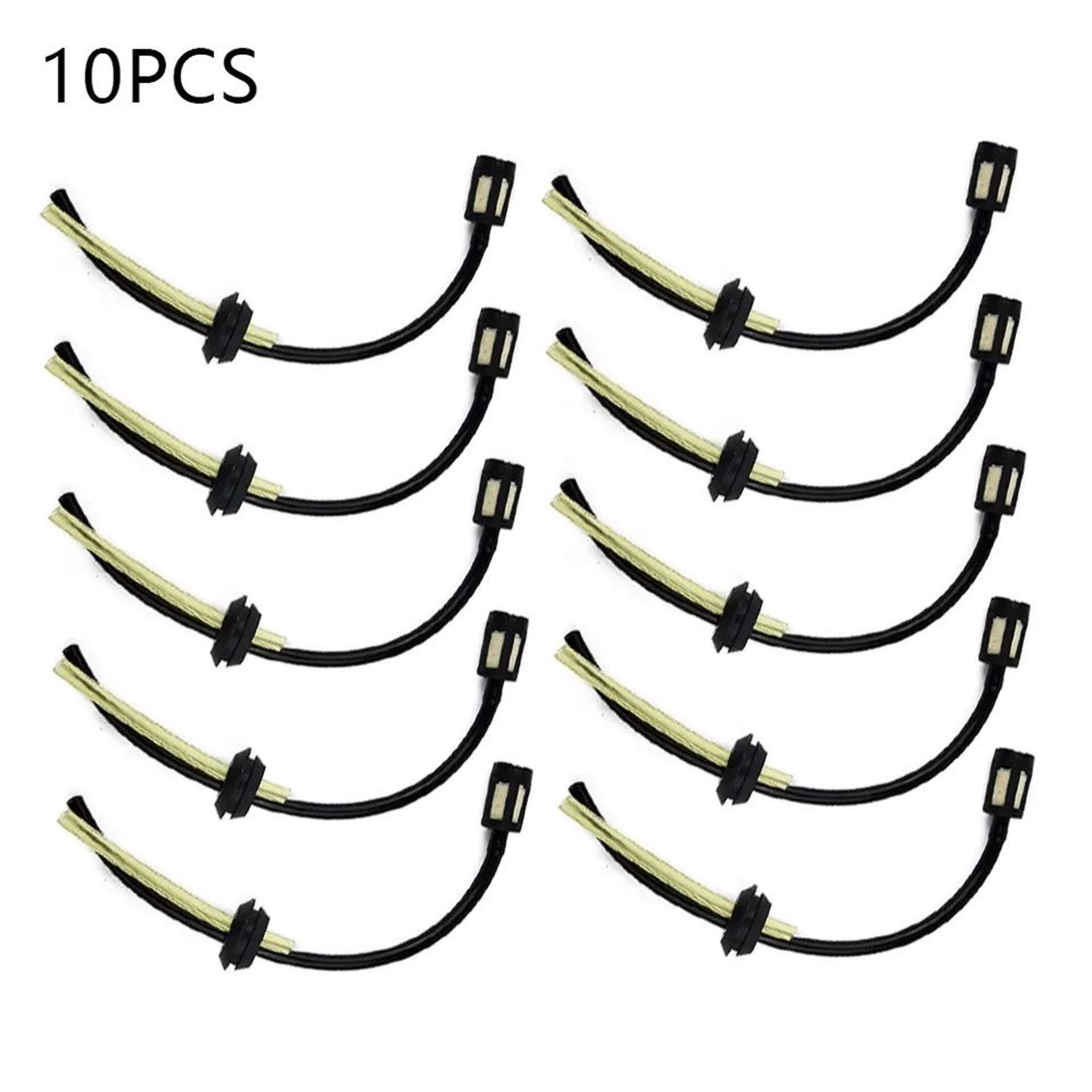 10 pcs fuel hose pipe kit with fuel filter – replacement fuel line set for 4-stroke trimmer, brush cutter & lawn mower