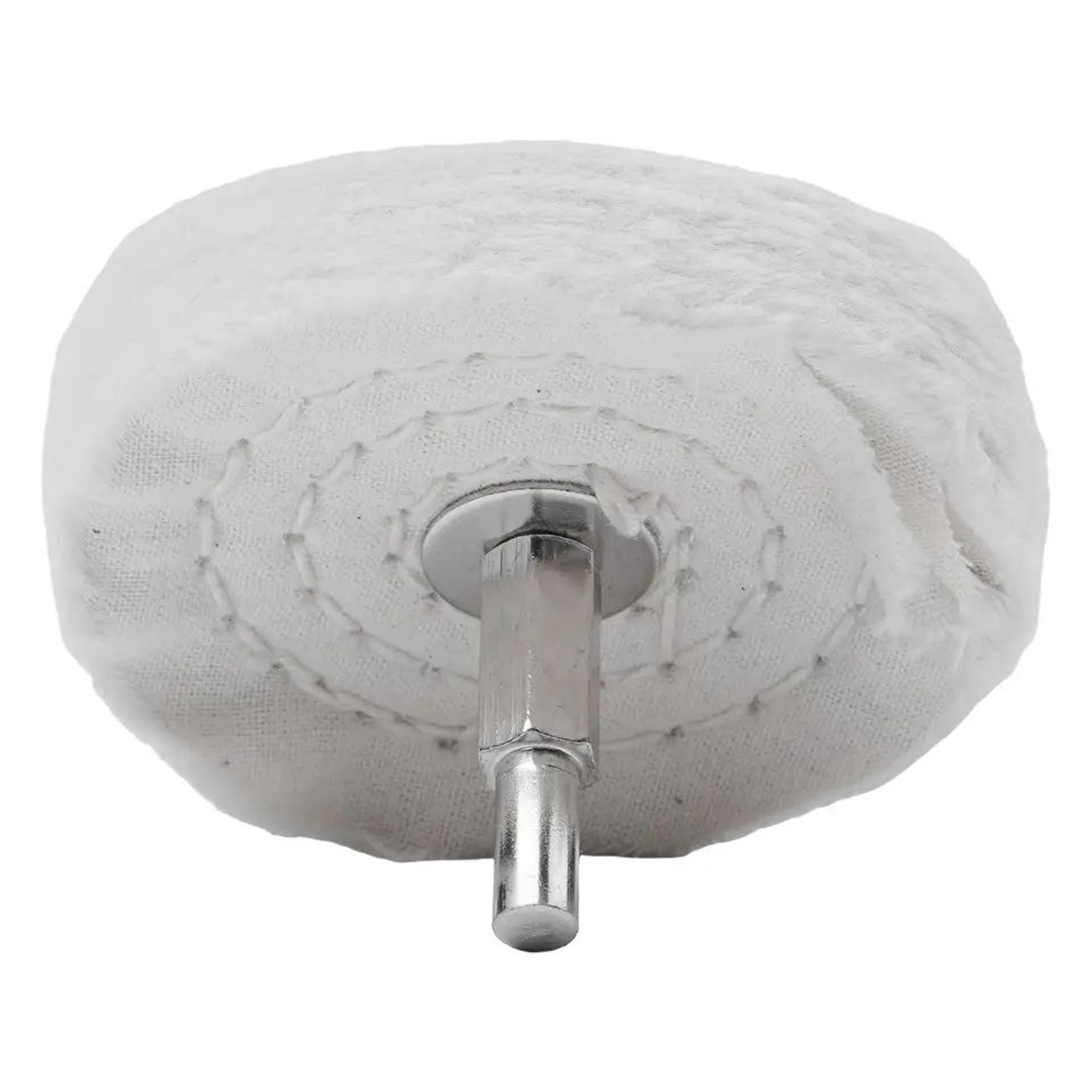 4in multifunctional cotton cloth polishing mop wheel pad – buffing wheel for drill, grinder & metal polishing