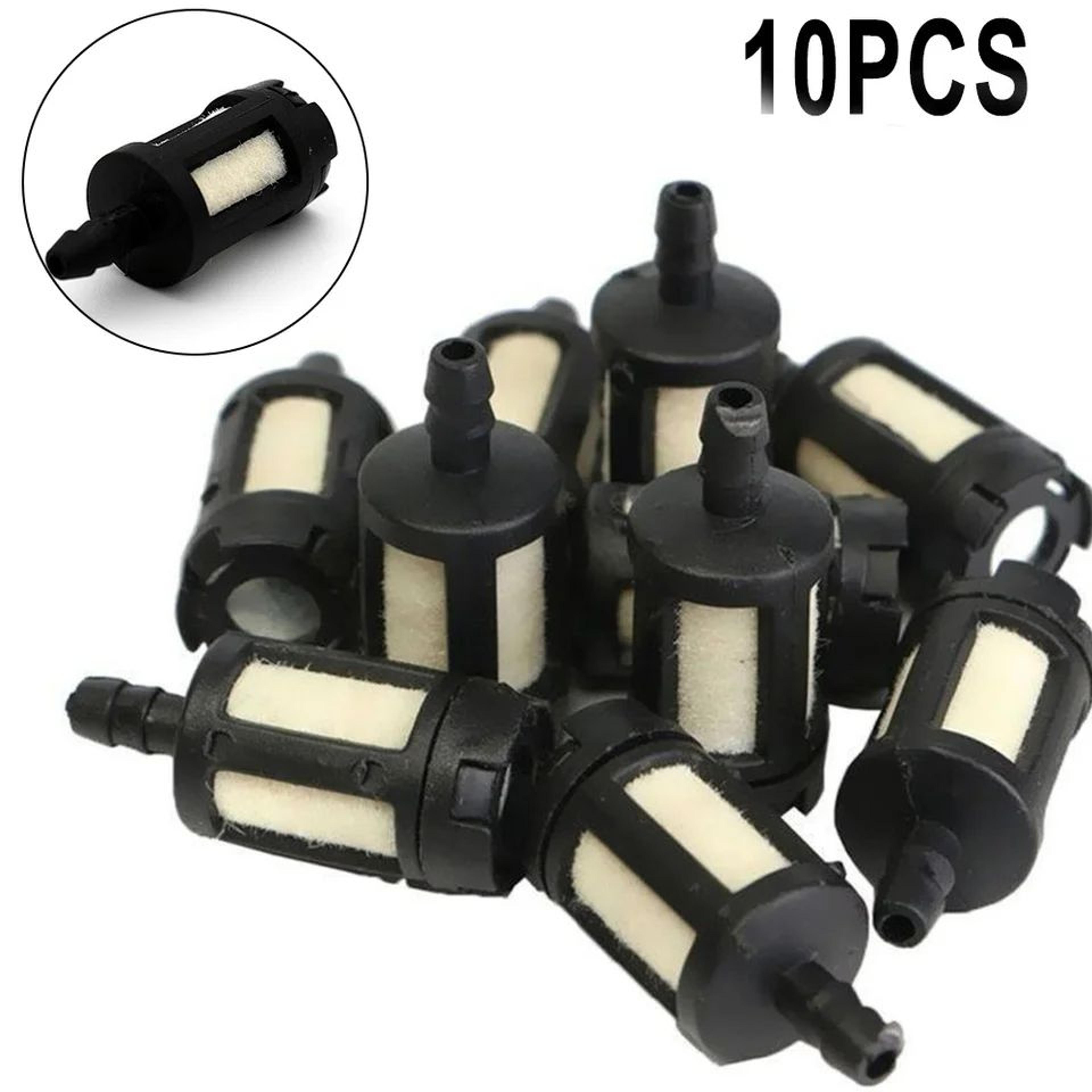 10pcs general fuel filter – universal gasoline fuel line filter for chainsaw, grass trimmer, carburetor & garden tools
