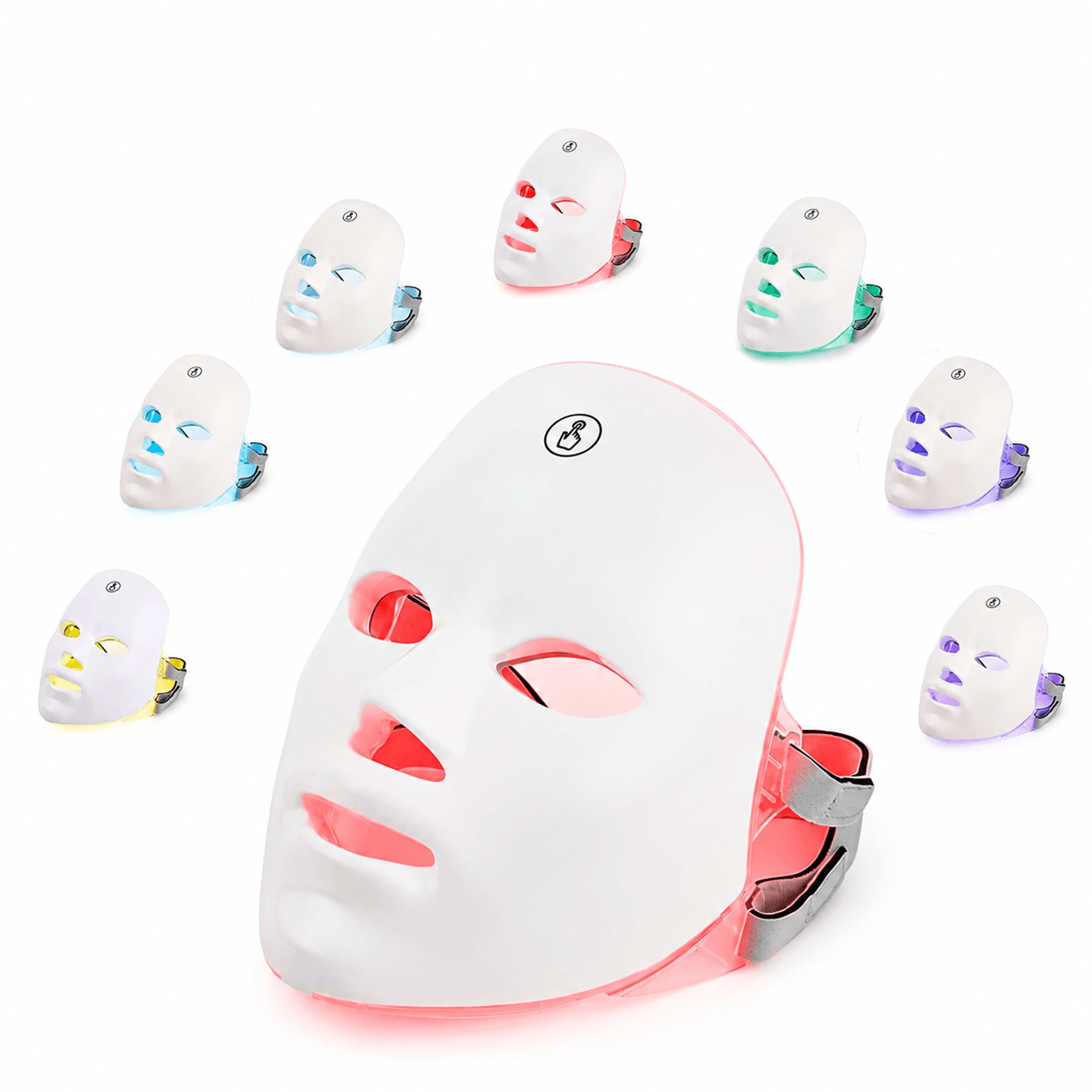7 colors led photon facial mask – wireless red light therapy face mask for skin rejuvenation & beauty care