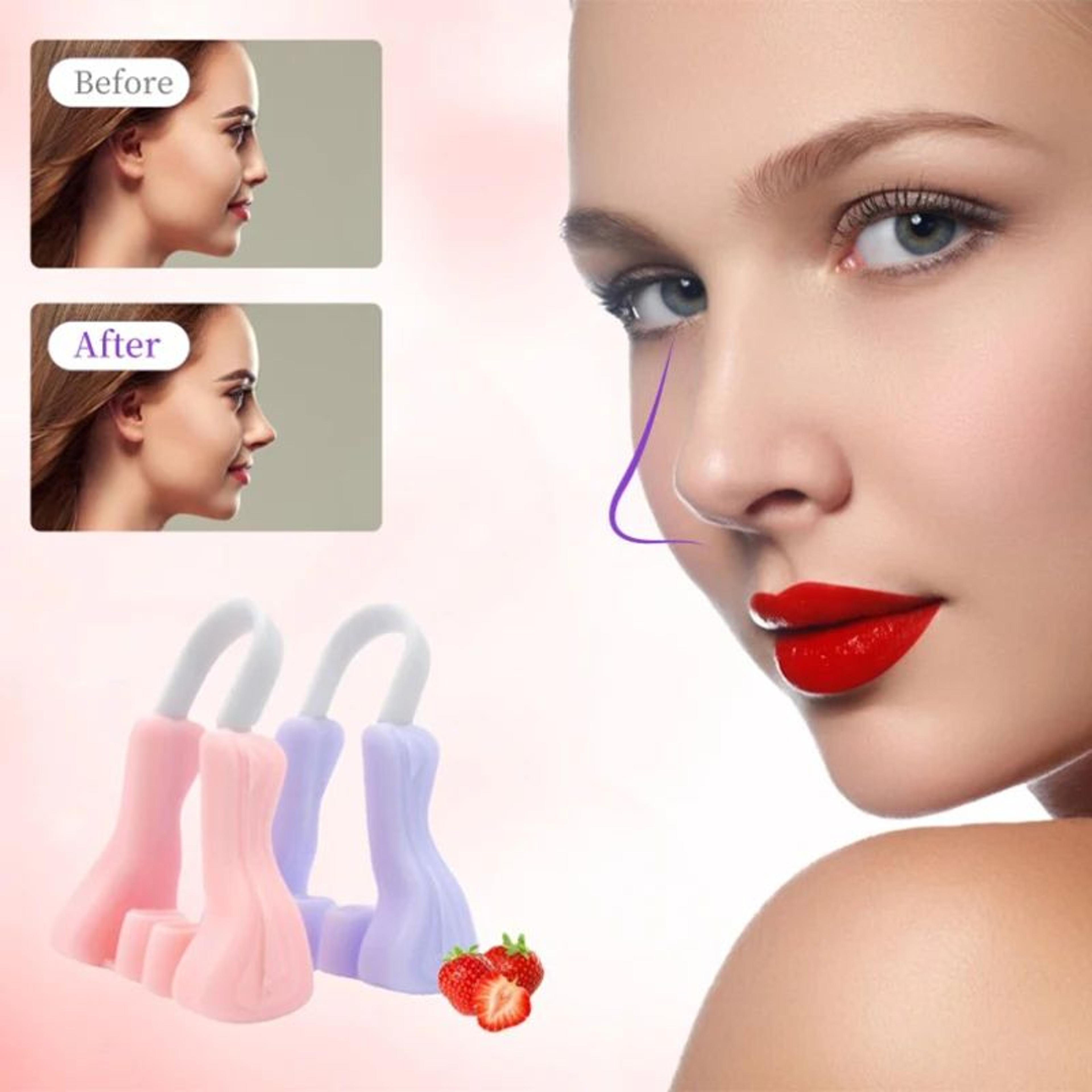 silicone nose shaper clip – adjustable nose lifting & slimming device for nose bridge shaping and beauty care
