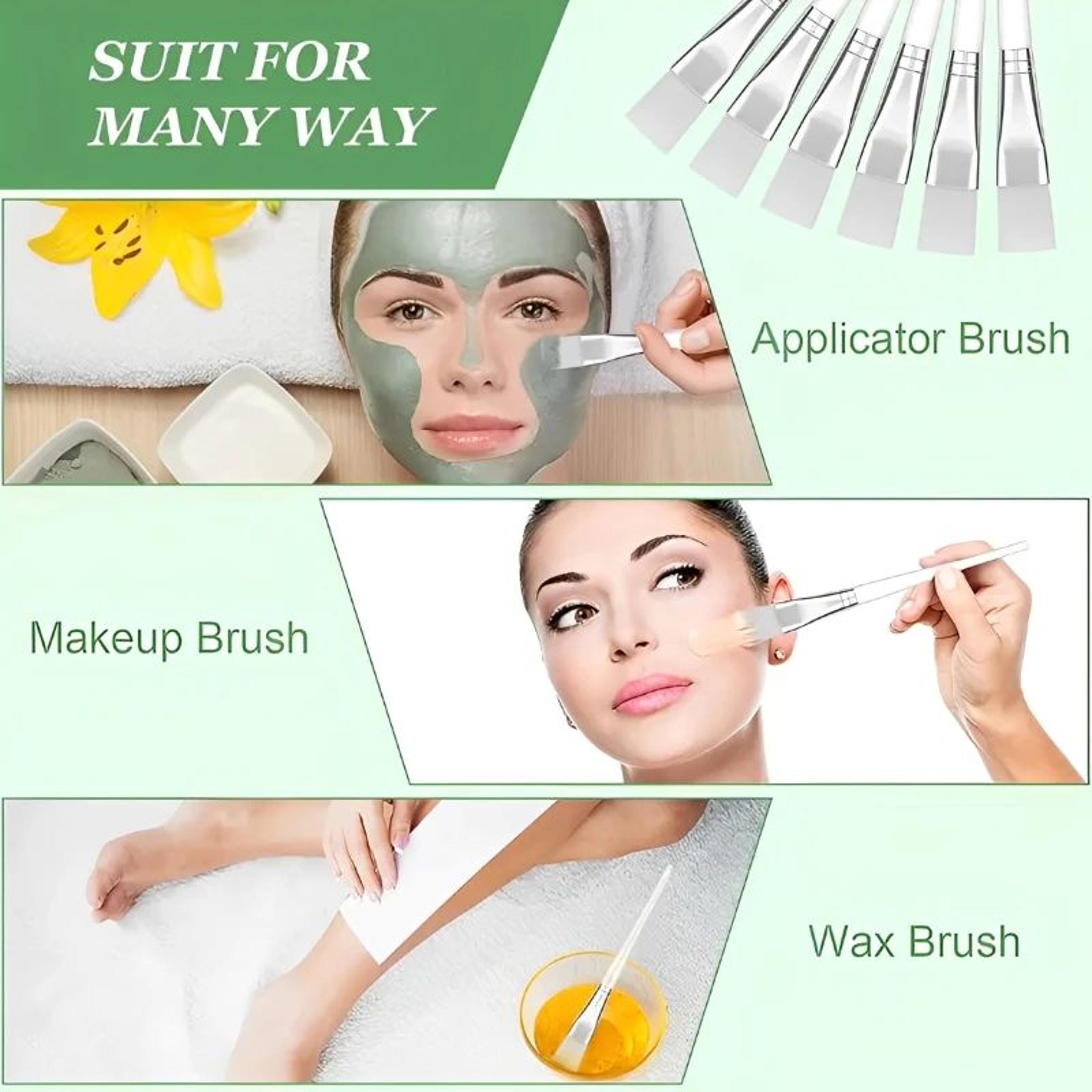 12 pcs facial mask brush set – soft bristle crystal handle face applicator brushes for diy skincare, spa & makeup