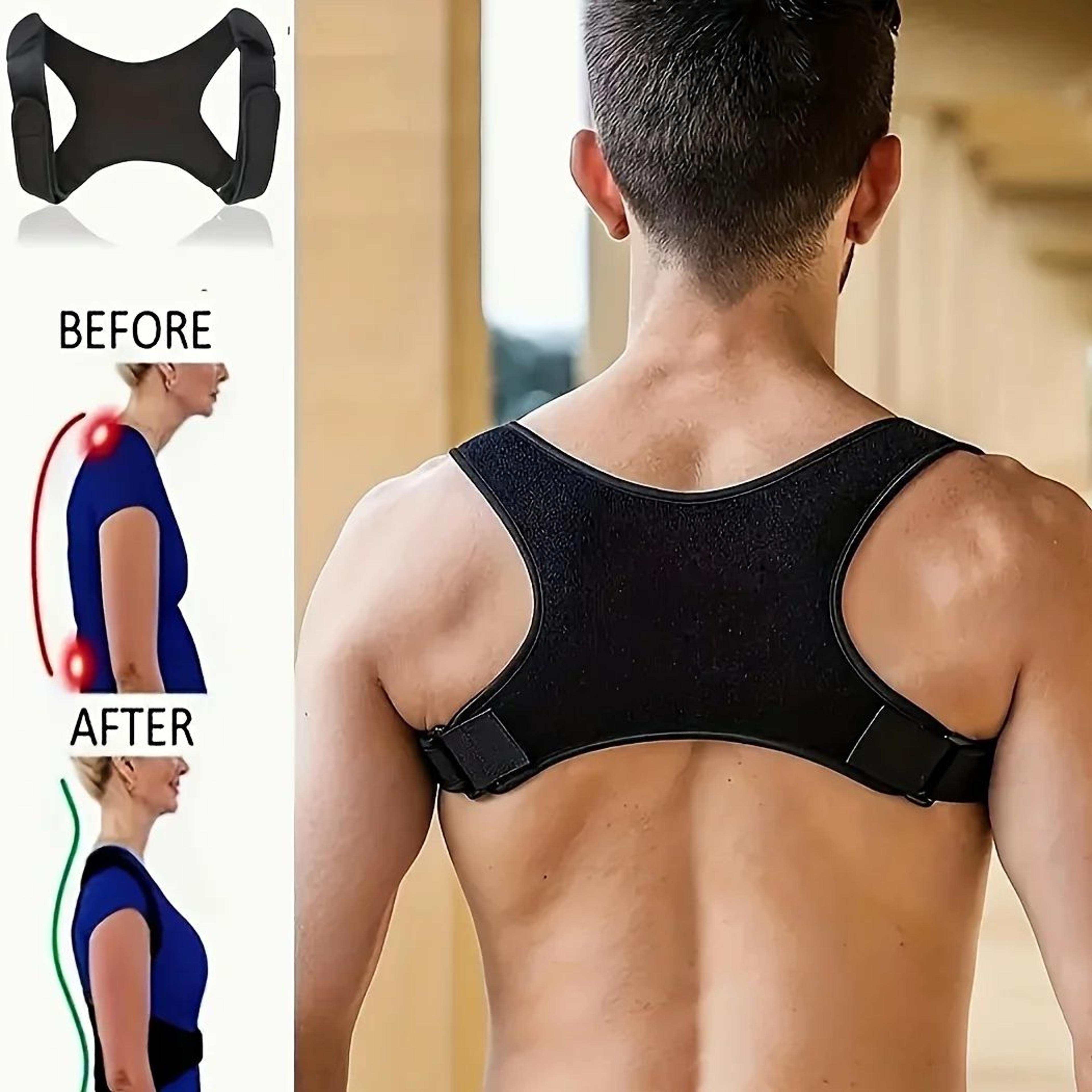 adjustable posture corrector back support belt – breathable non-slip ergonomic brace for sitting & daily support