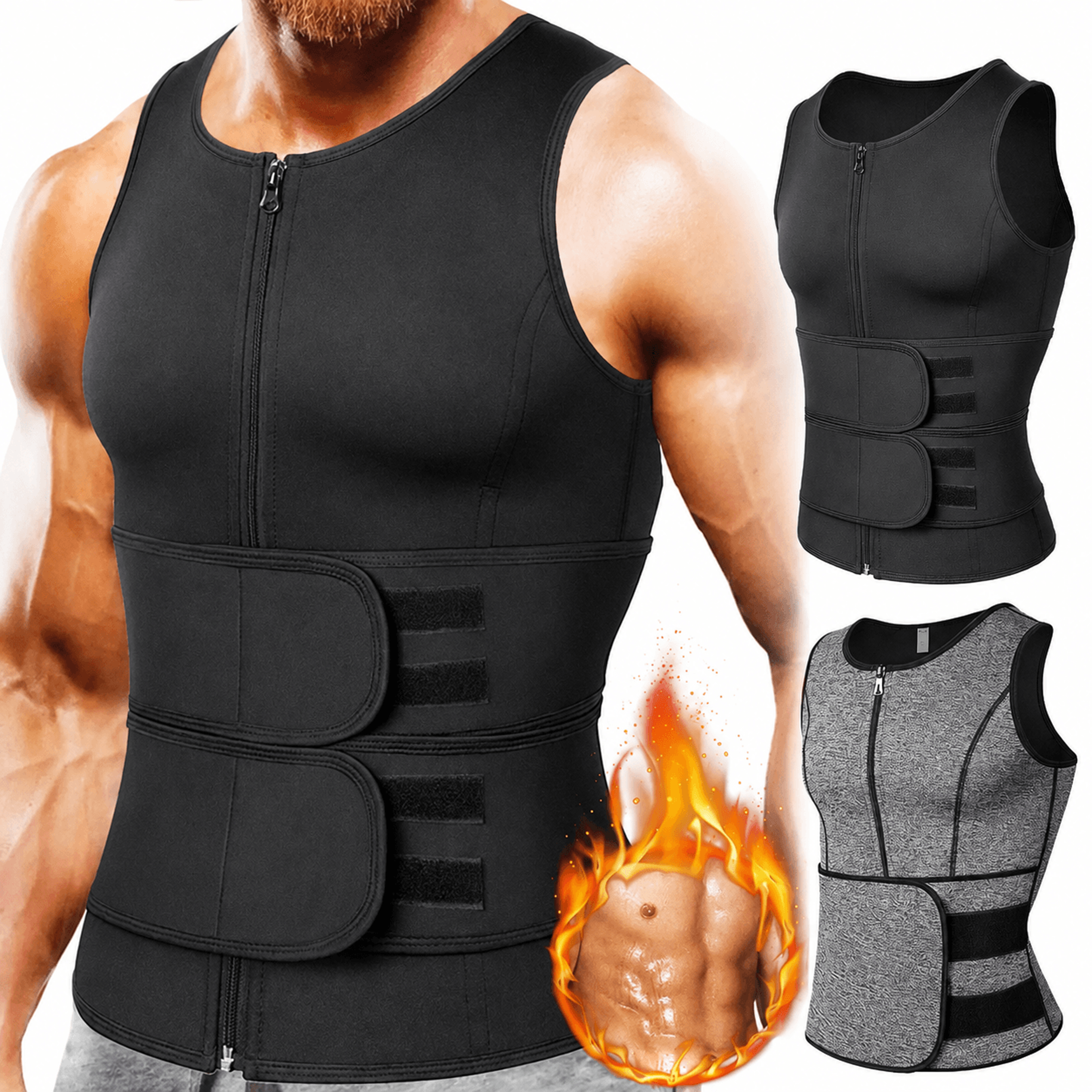 men's back waist posture corrector – adjustable lumbar support vest for spine alignment & shoulder back support