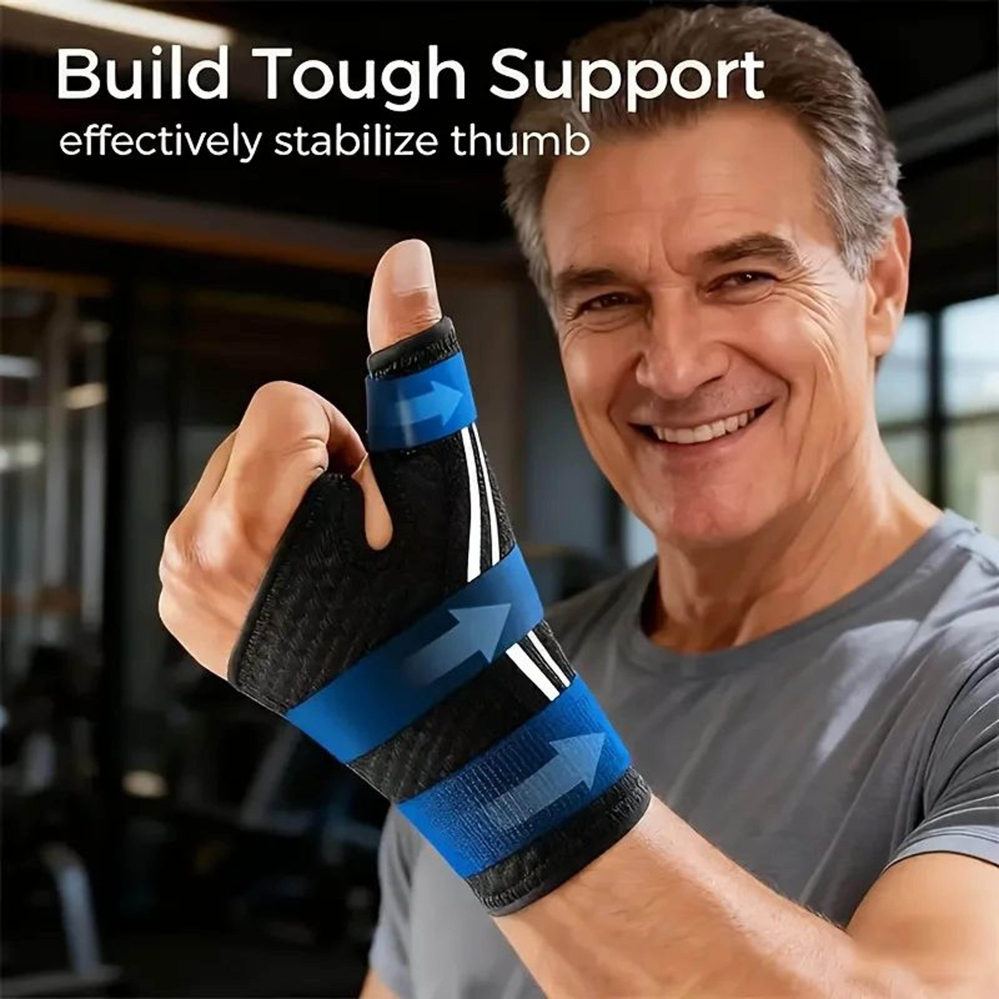 2 pcs ergonomic thumb brace – thumb splint support for arthritis, trigger thumb, tendon pain & wrist stability