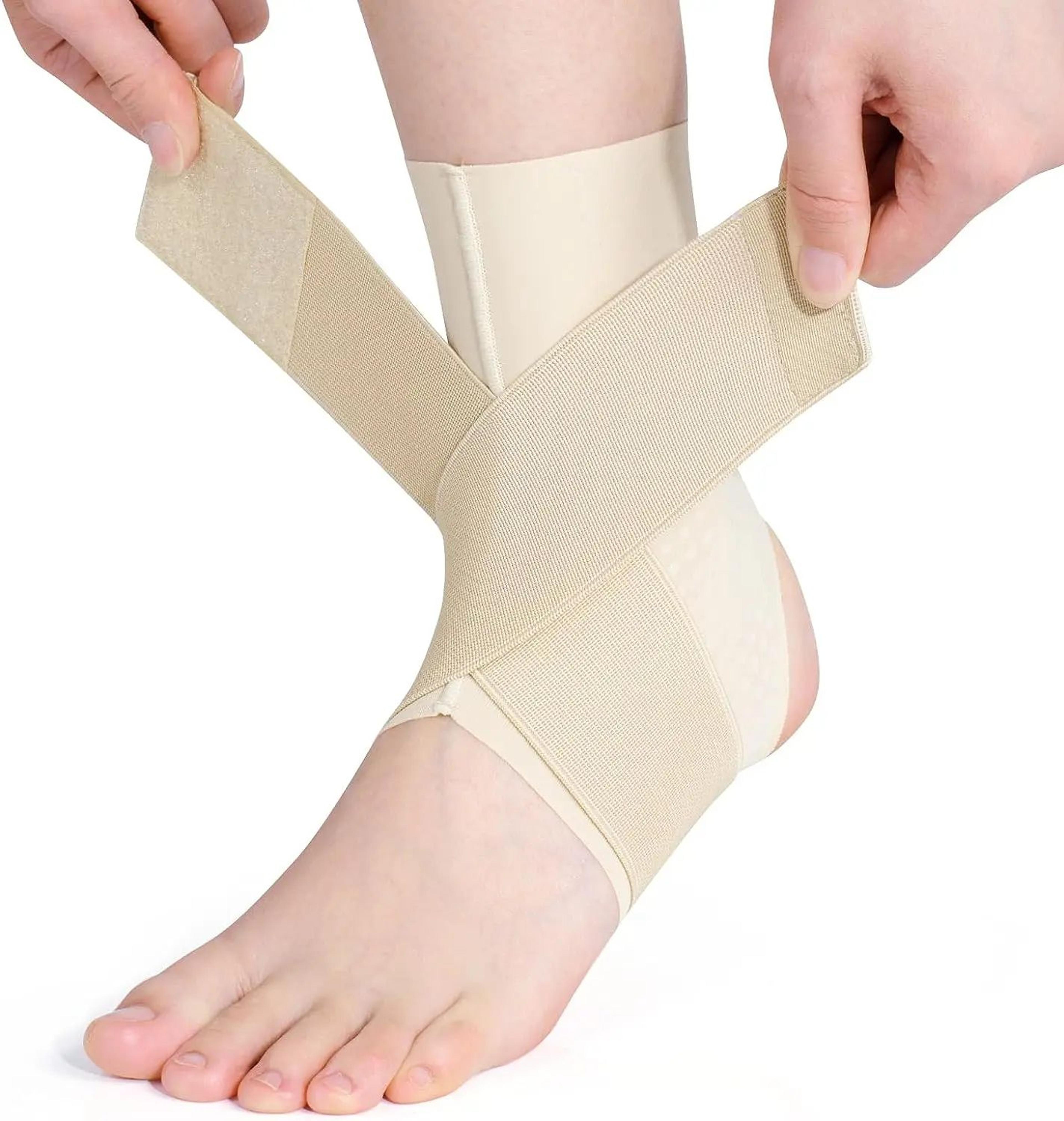 1pc adjustable breathable ankle brace compression support – ankle wrap for sprained ankles men & women