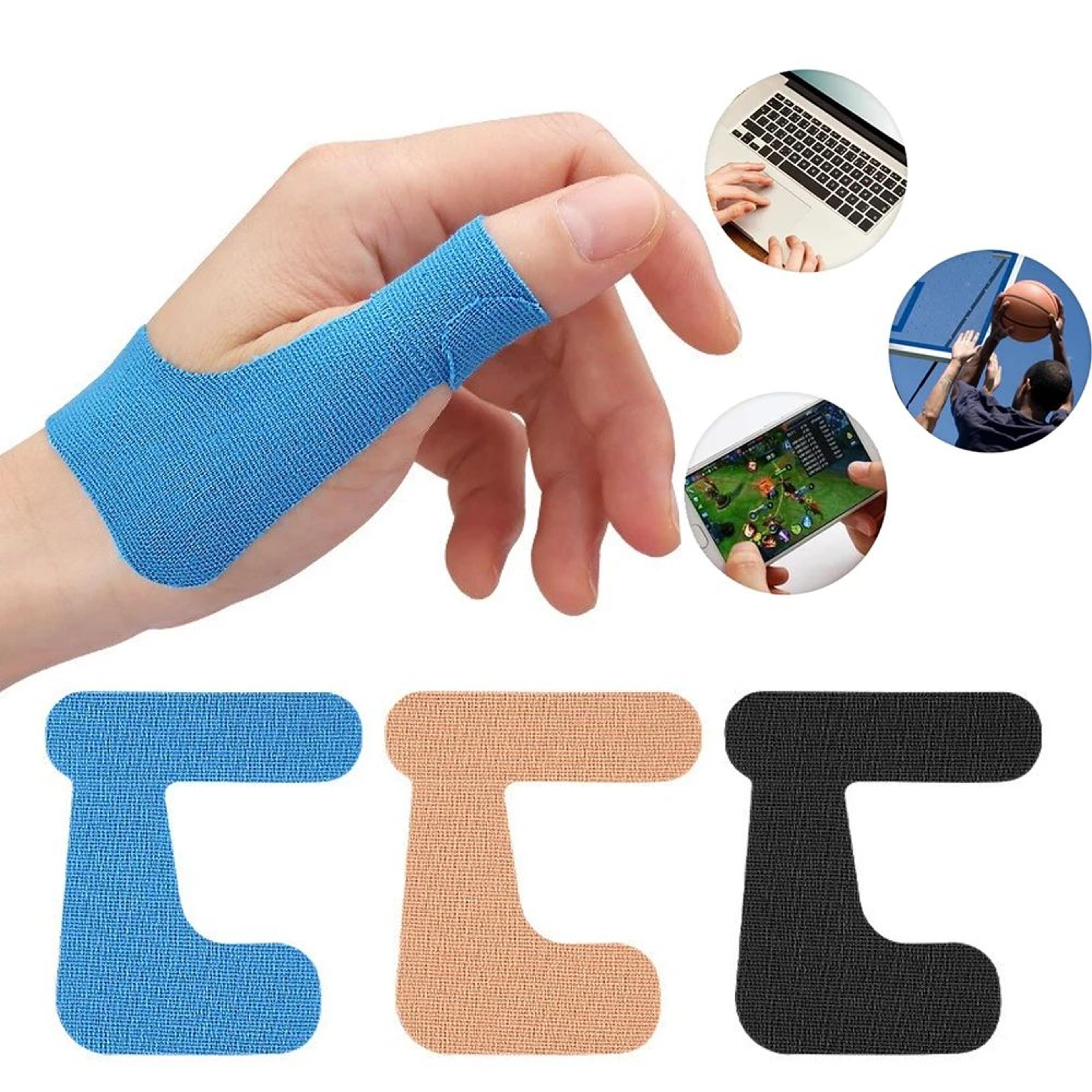 10pcs kinesiology thumb tape – elastic athletic thumb support strips for pain relief, sprains & sports protection
