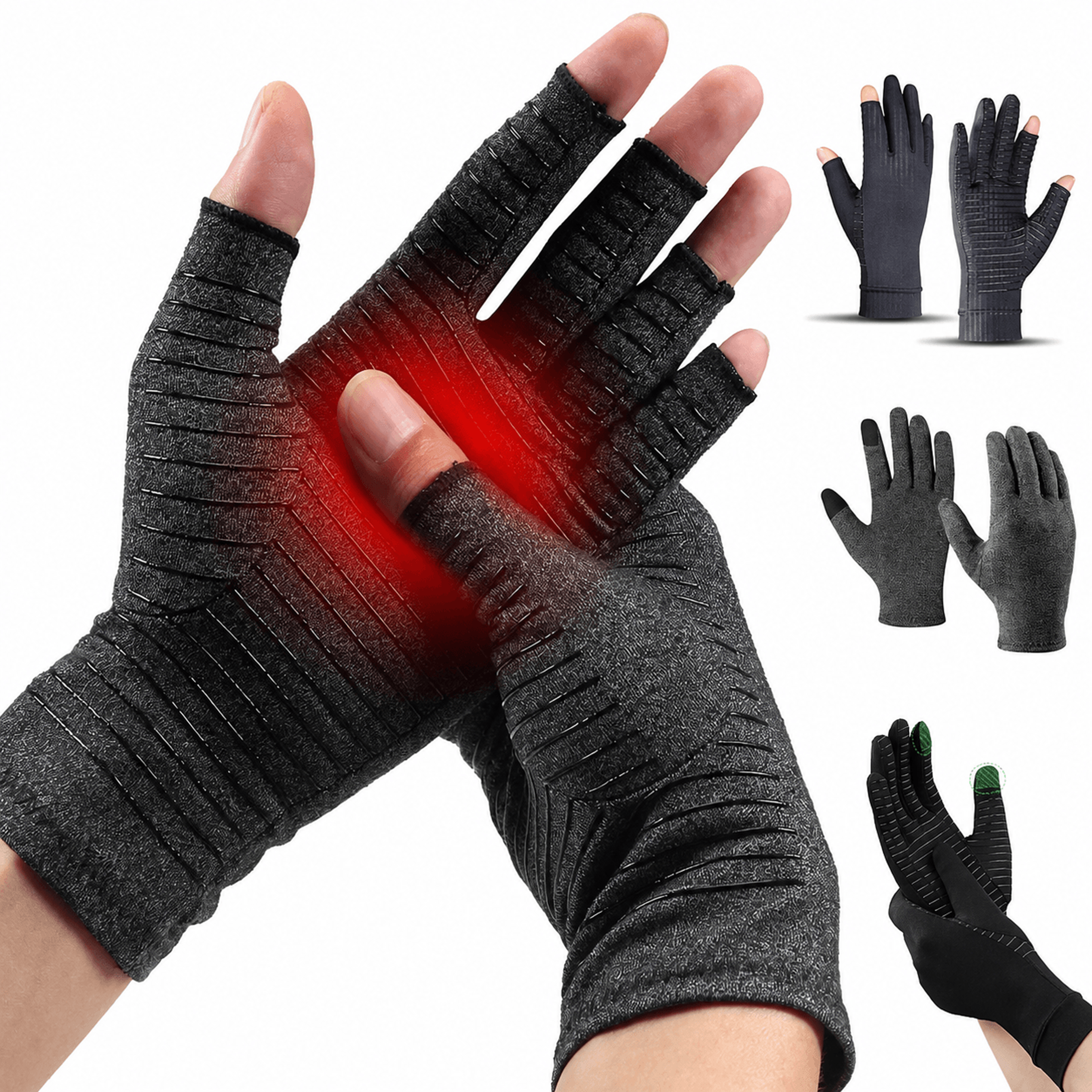 copper arthritis compression gloves – hand pain relief for carpal tunnel, osteoarthritis & swelling men & women