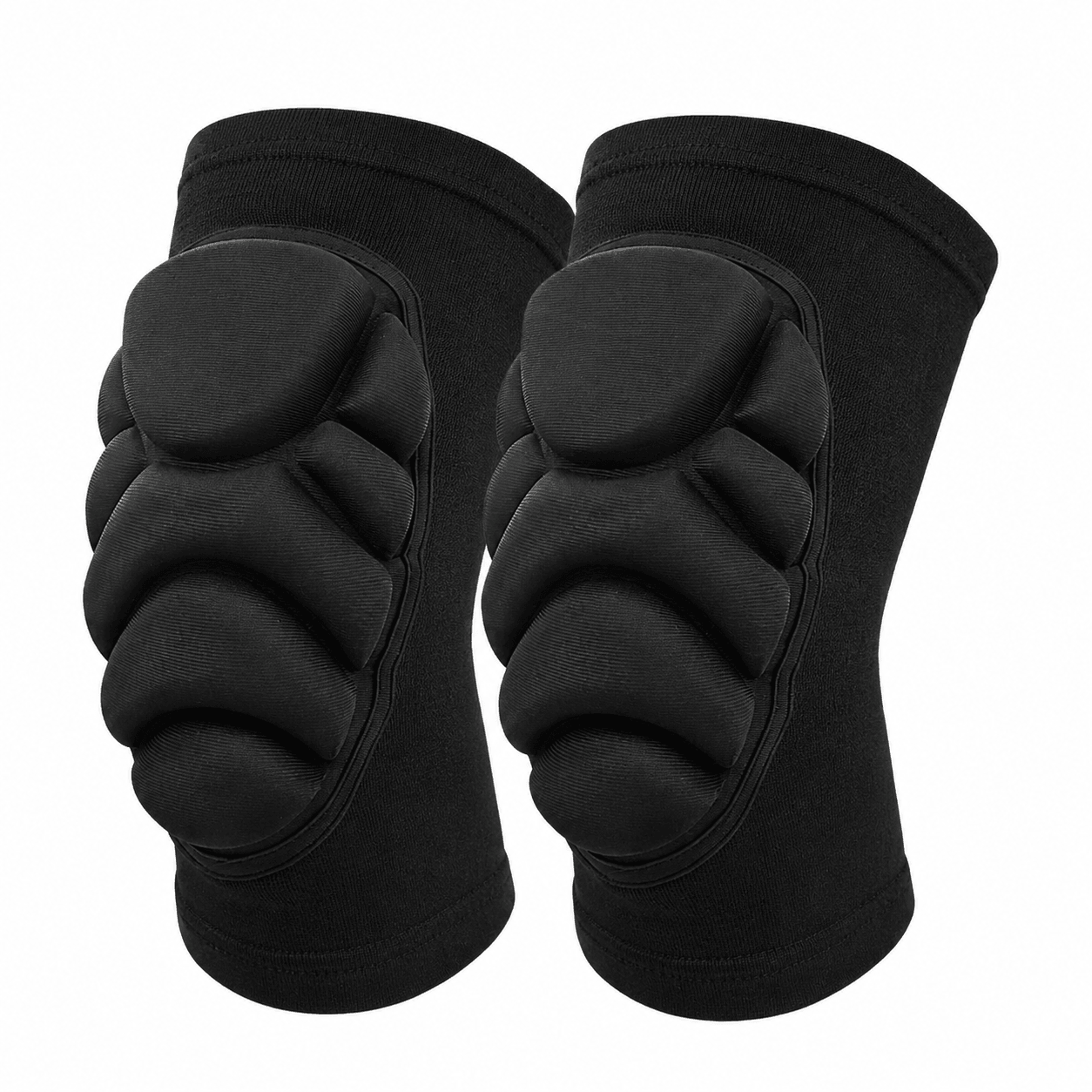 aolikes 1 pair eva foam knee pads – anti-slip knee support sleeves for volleyball, football, dance & sports