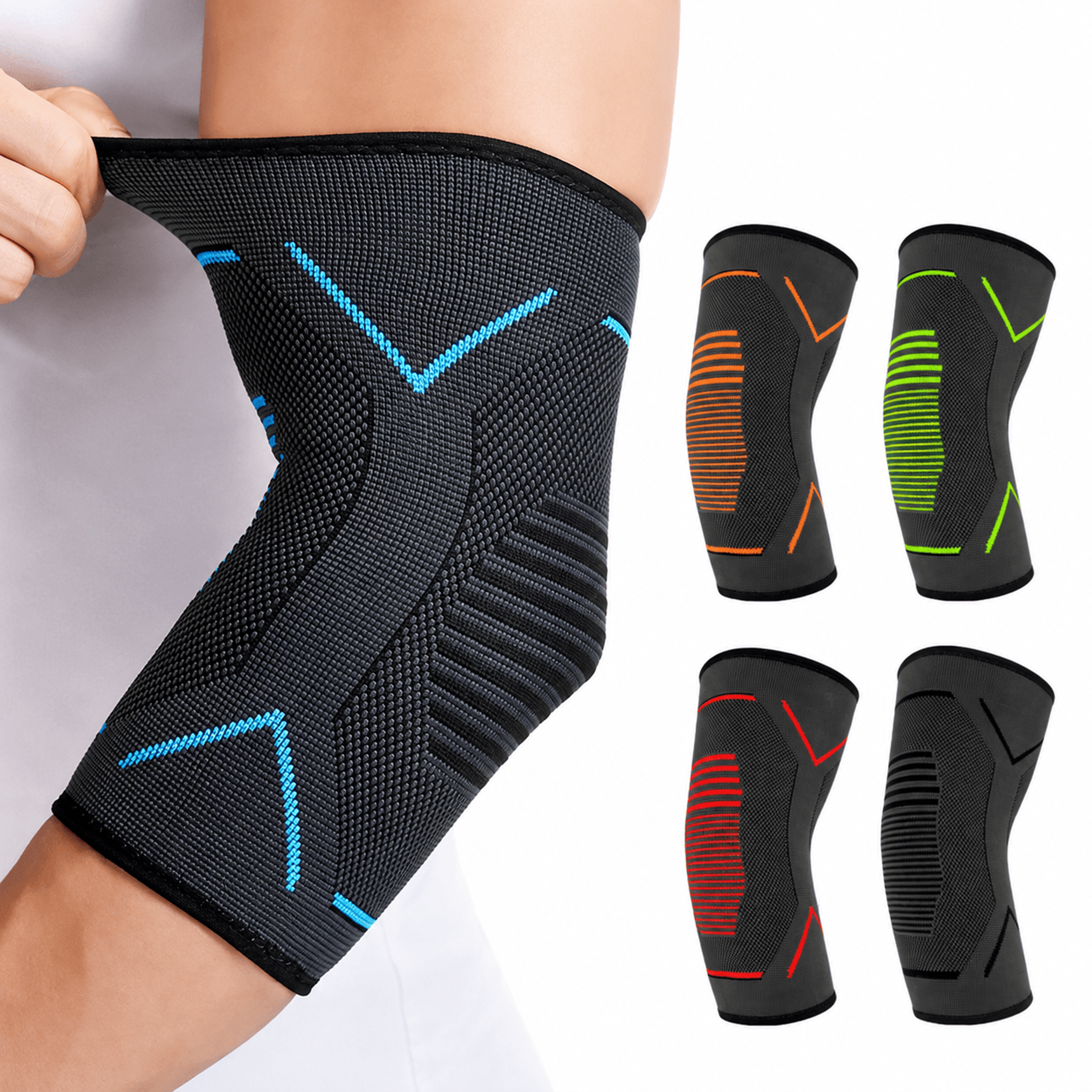 elbow brace compression sleeve – tennis & golf elbow support for tendonitis, forearm pain relief & sports