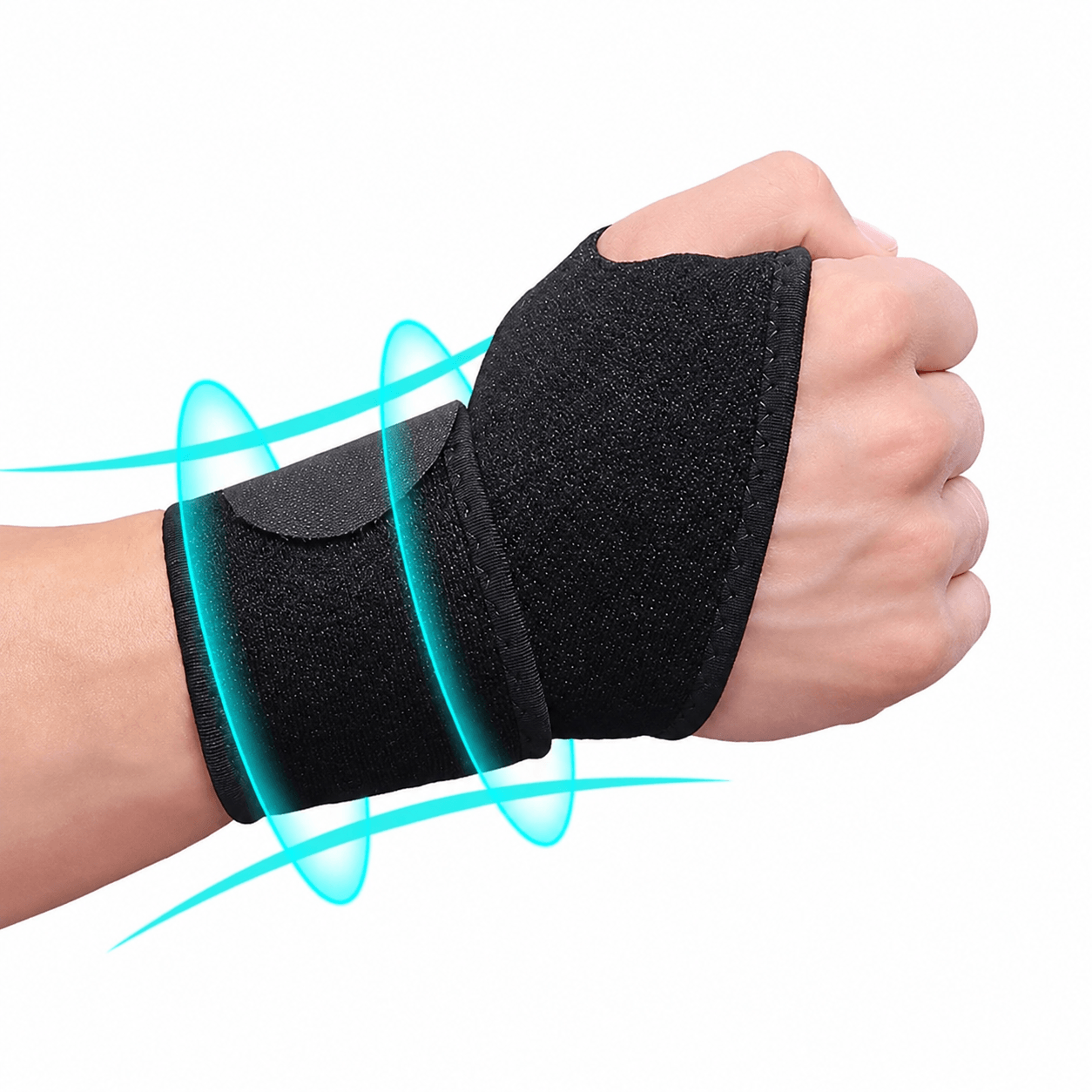 1pc adjustable wrist band support brace – compression wrist wrap for tendonitis, sports & pain relief
