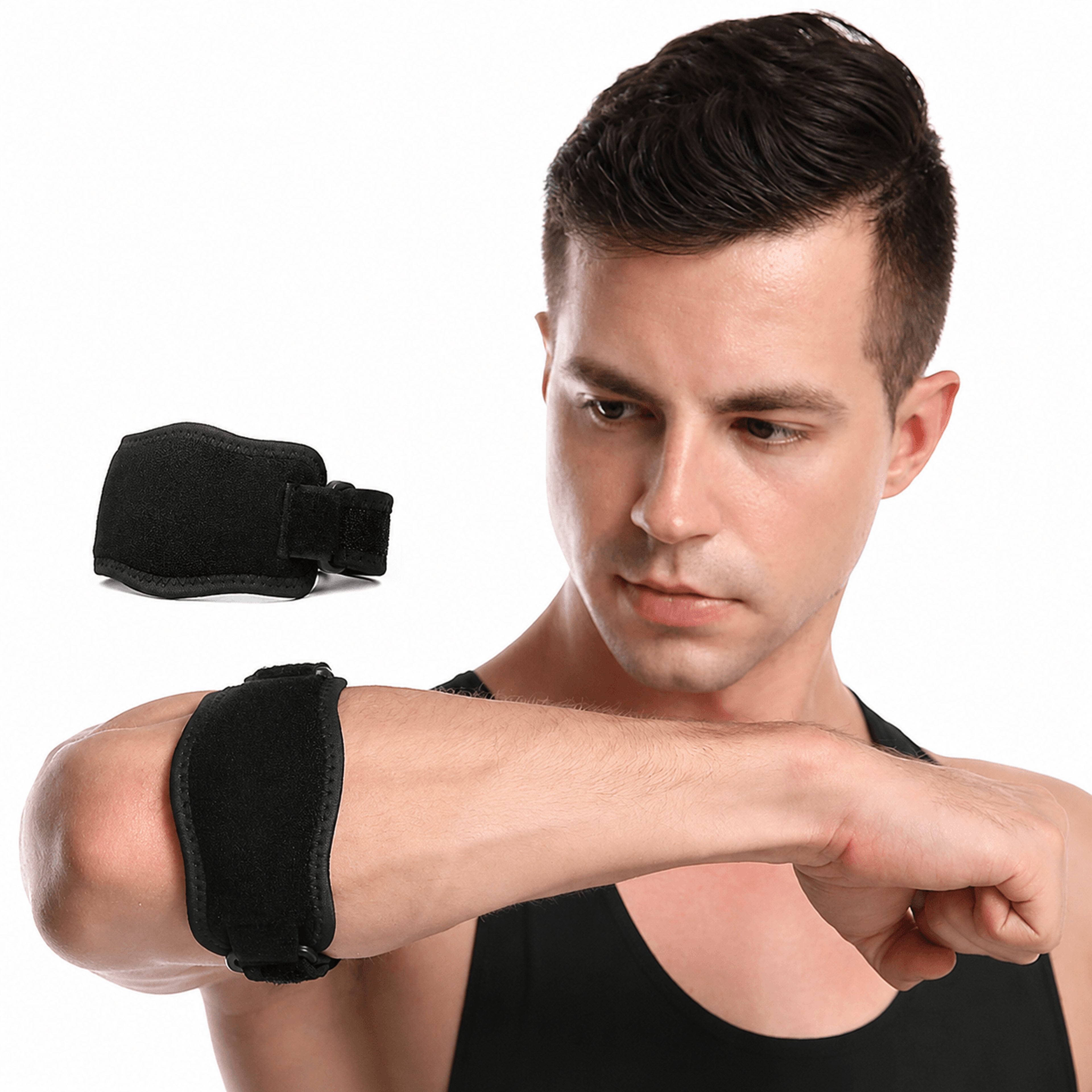 1pc adjustable elbow support strap – tennis & golf elbow brace for epicondylitis, lateral pain relief & sports protecti