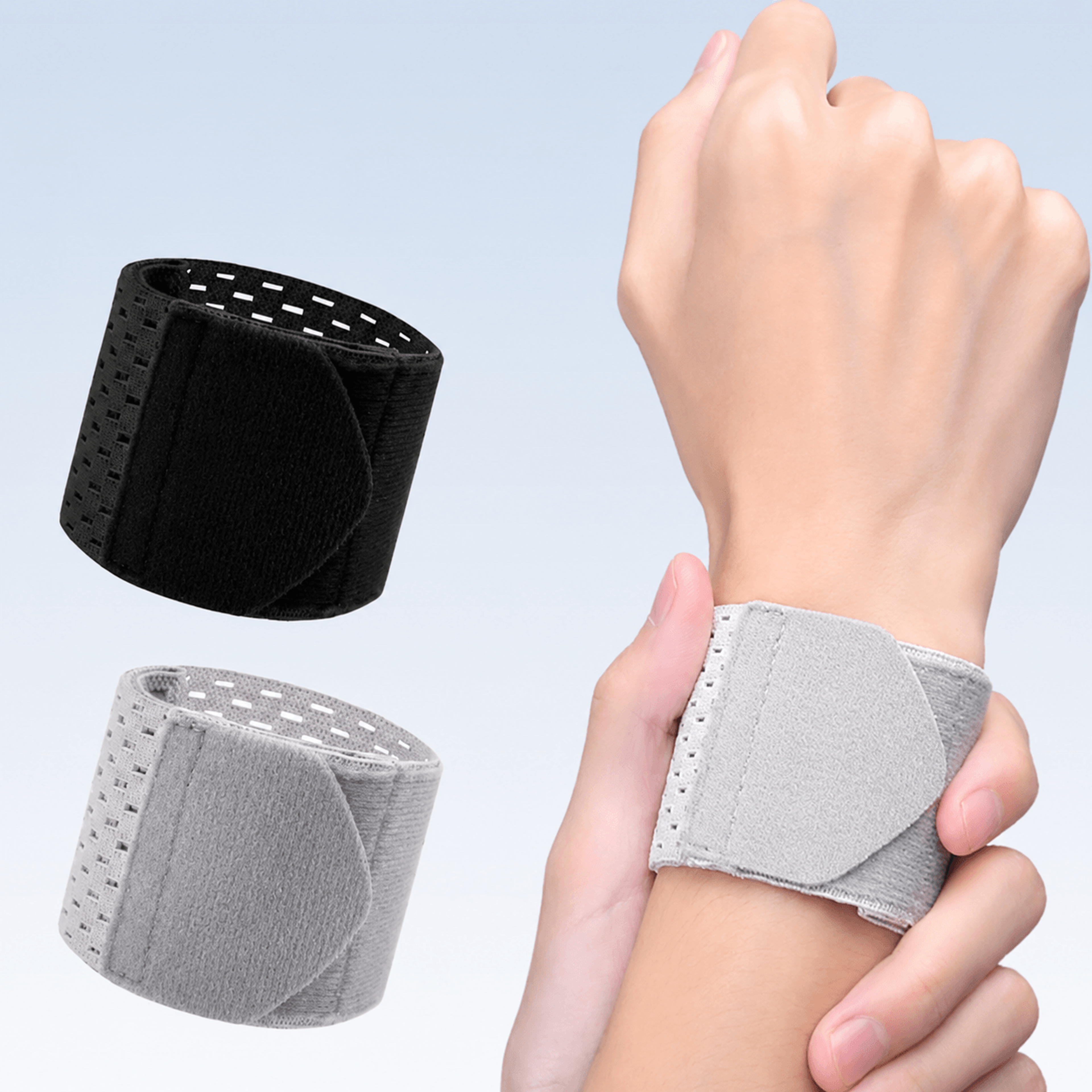 1pc adjustable wrist wrap – compression wrist support brace for weightlifting, gym, basketball & fitness