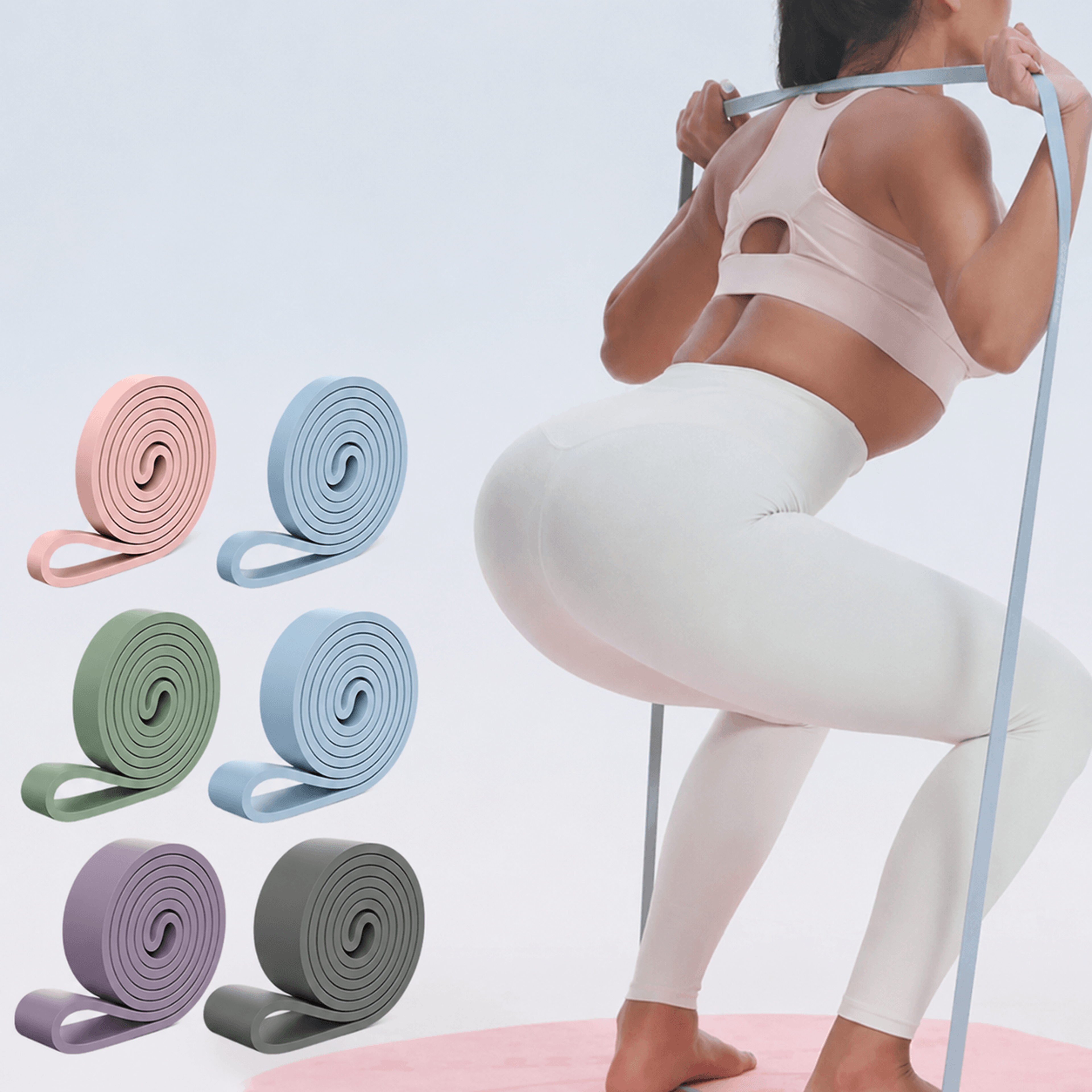 pull up resistance bands set – exercise bands for strength training, pull up assistance & full body workouts
