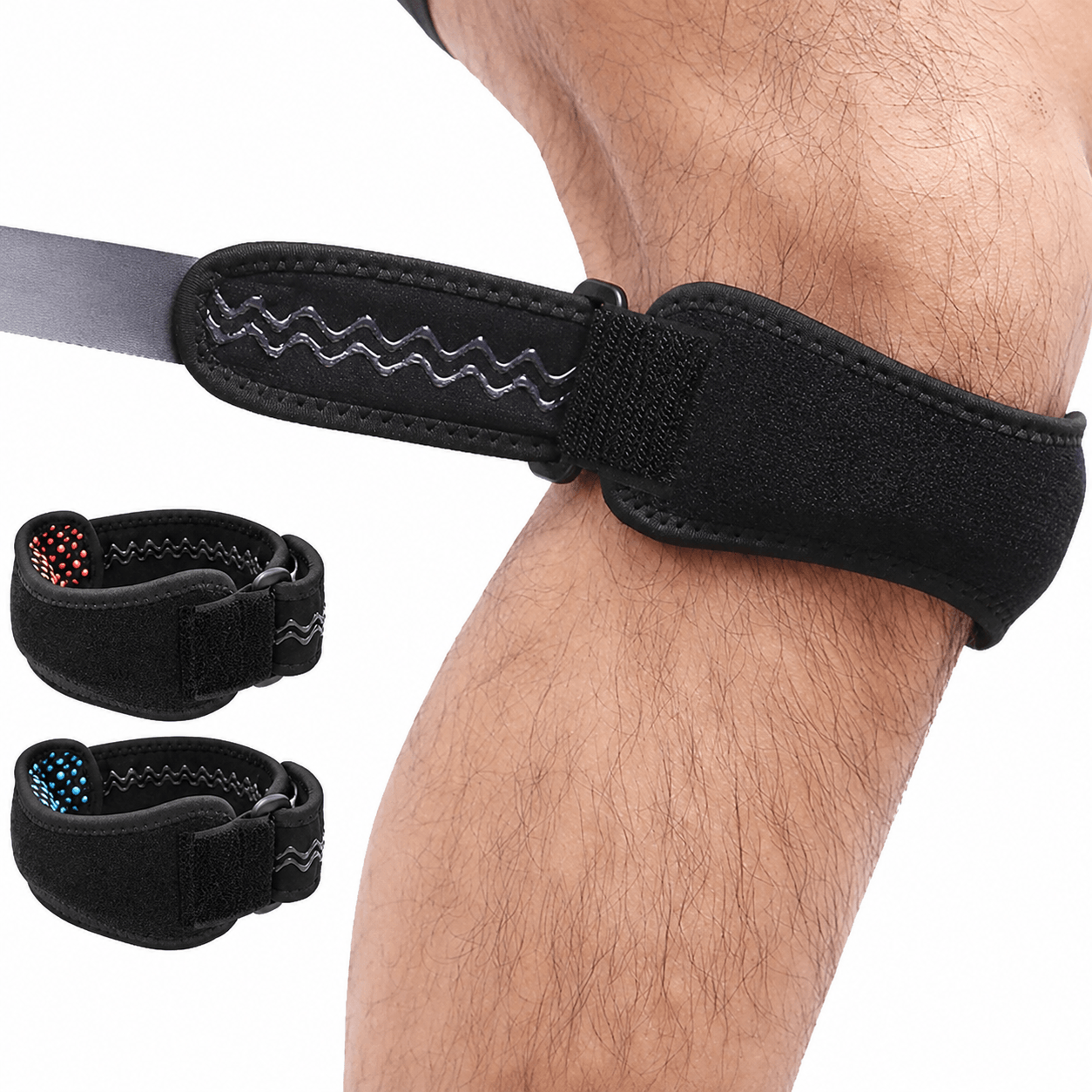 1pc sports patella strap – adjustable knee brace support for running, basketball, acl & meniscus relief