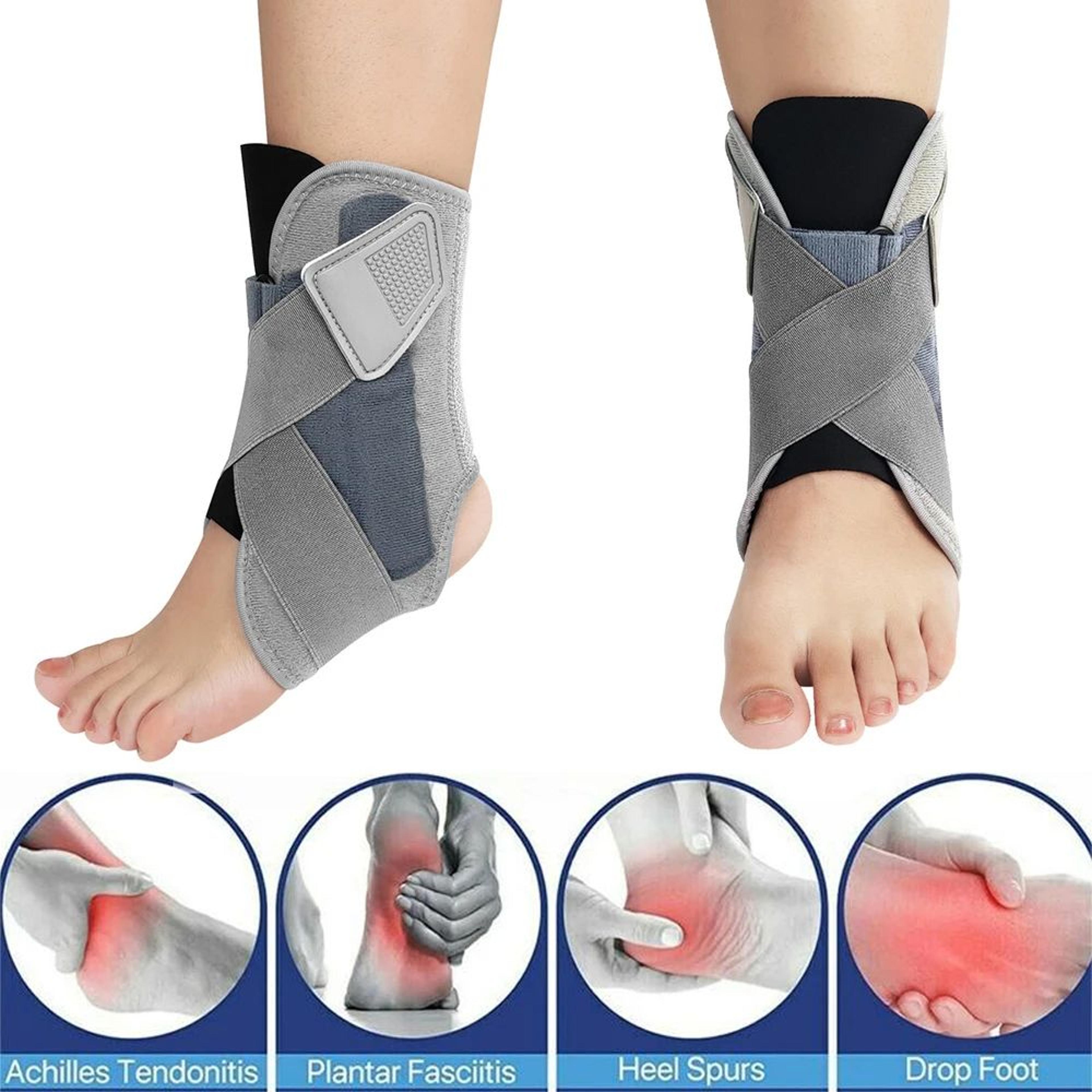 1pc adjustable ankle brace support sleeve – compression ankle stabilizer for sprains, achilles tendon support & sports