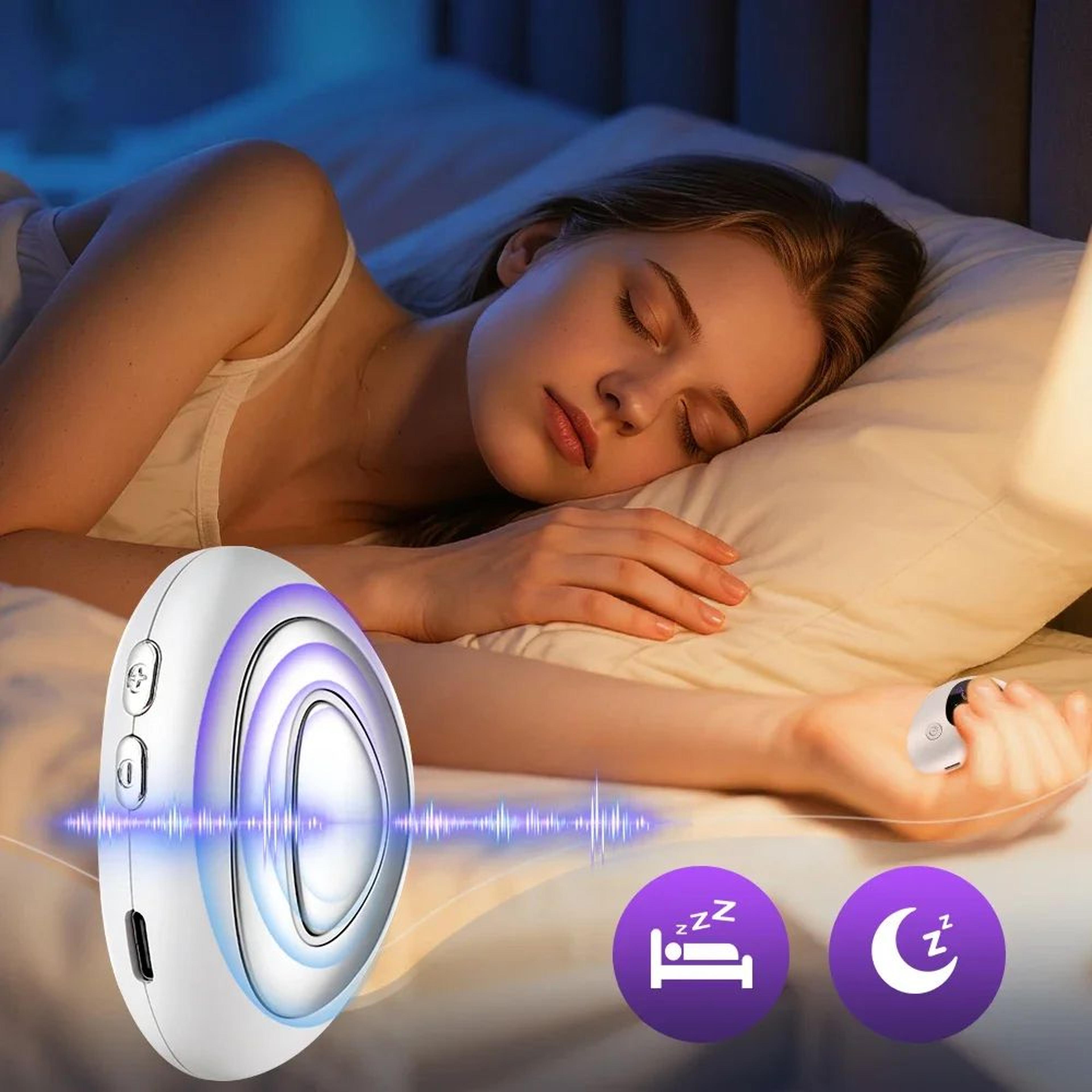 ems microcurrent sleep aid device with palm pulse therapy – portable stress relief & relaxation machine