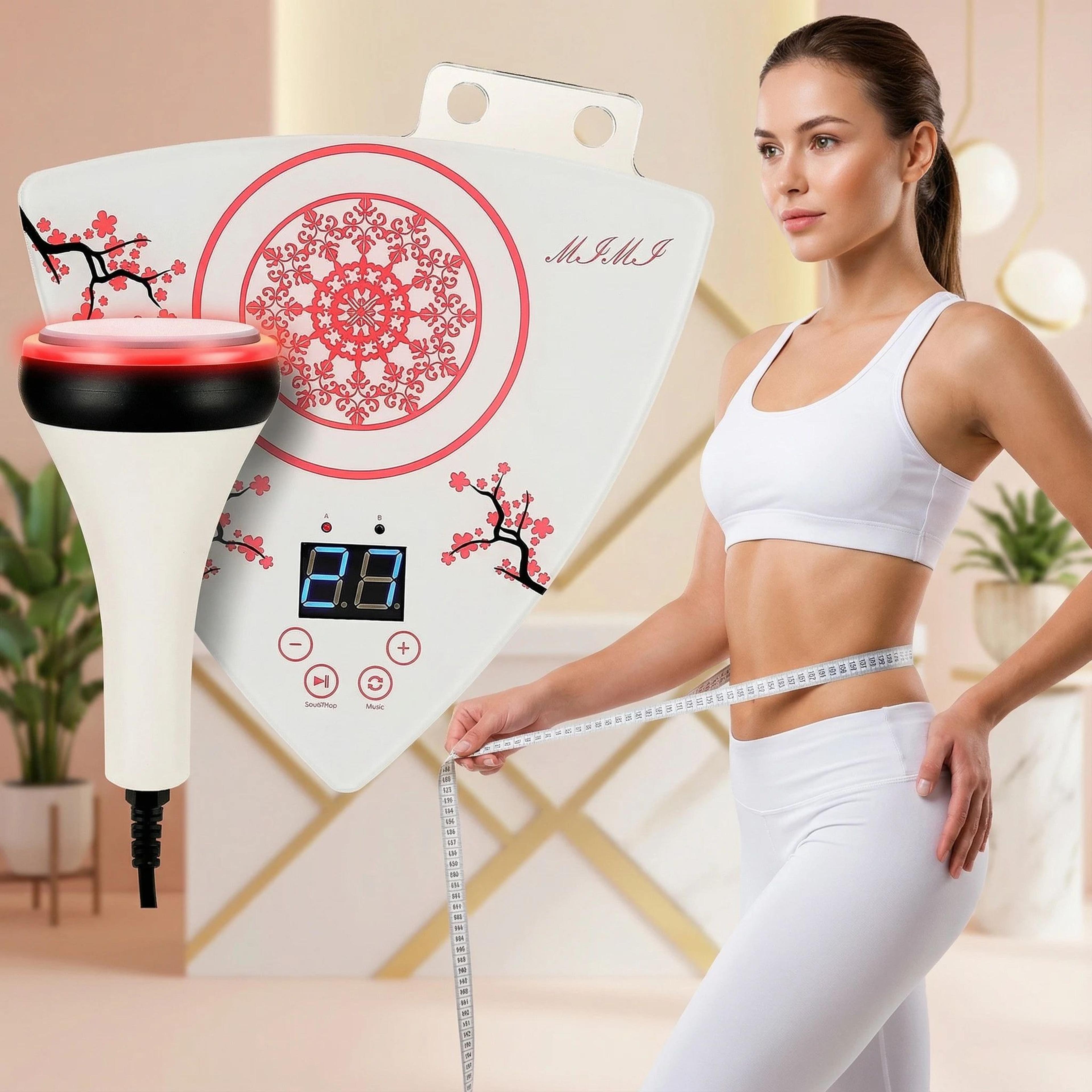 ultrasonic 80khz cavitation body massager – home body sculpting beauty machine with high-frequency slimming care