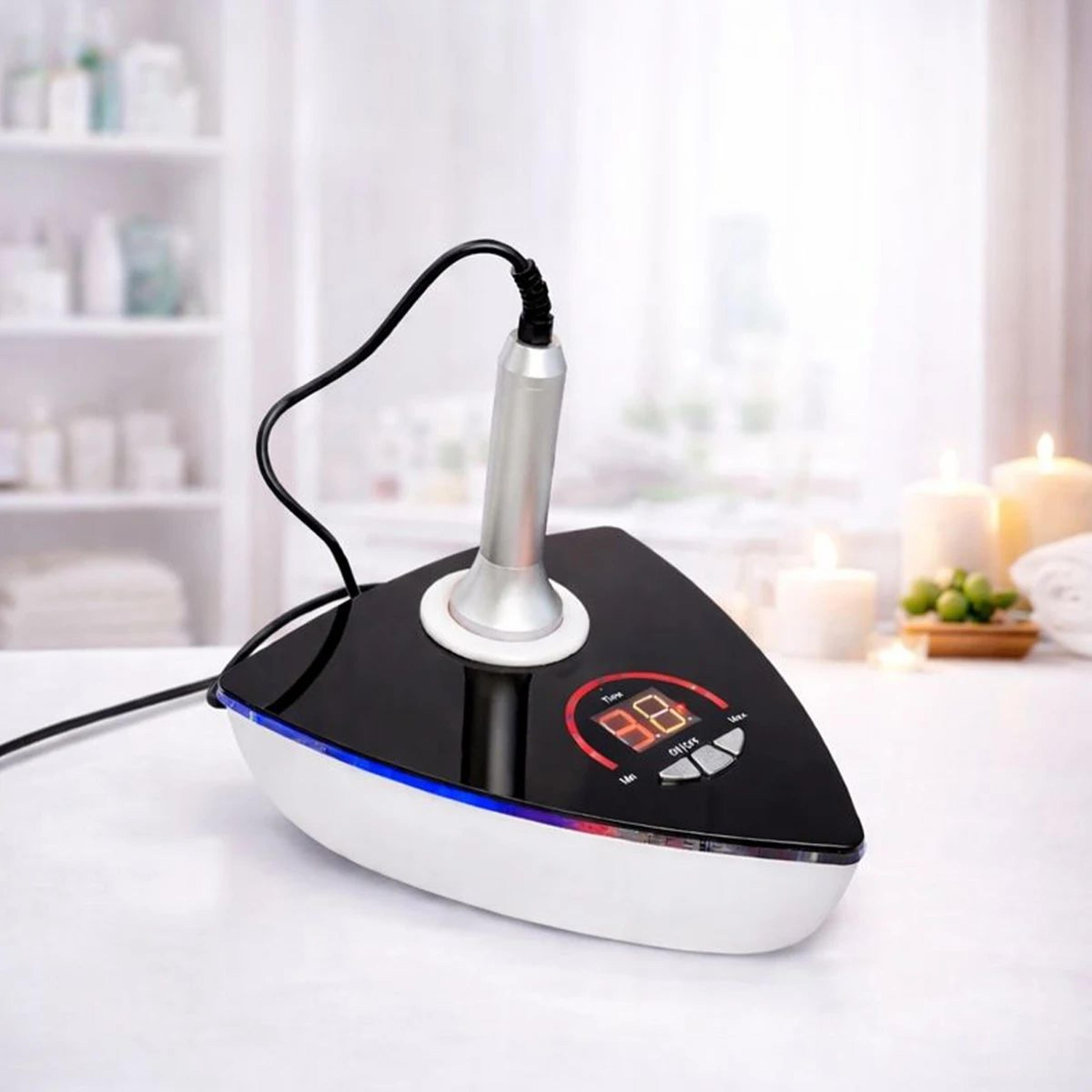 beemyi 1mhz ultrasonic massage device – ultrasonic body massager with 10 energy levels for beauty & spa care