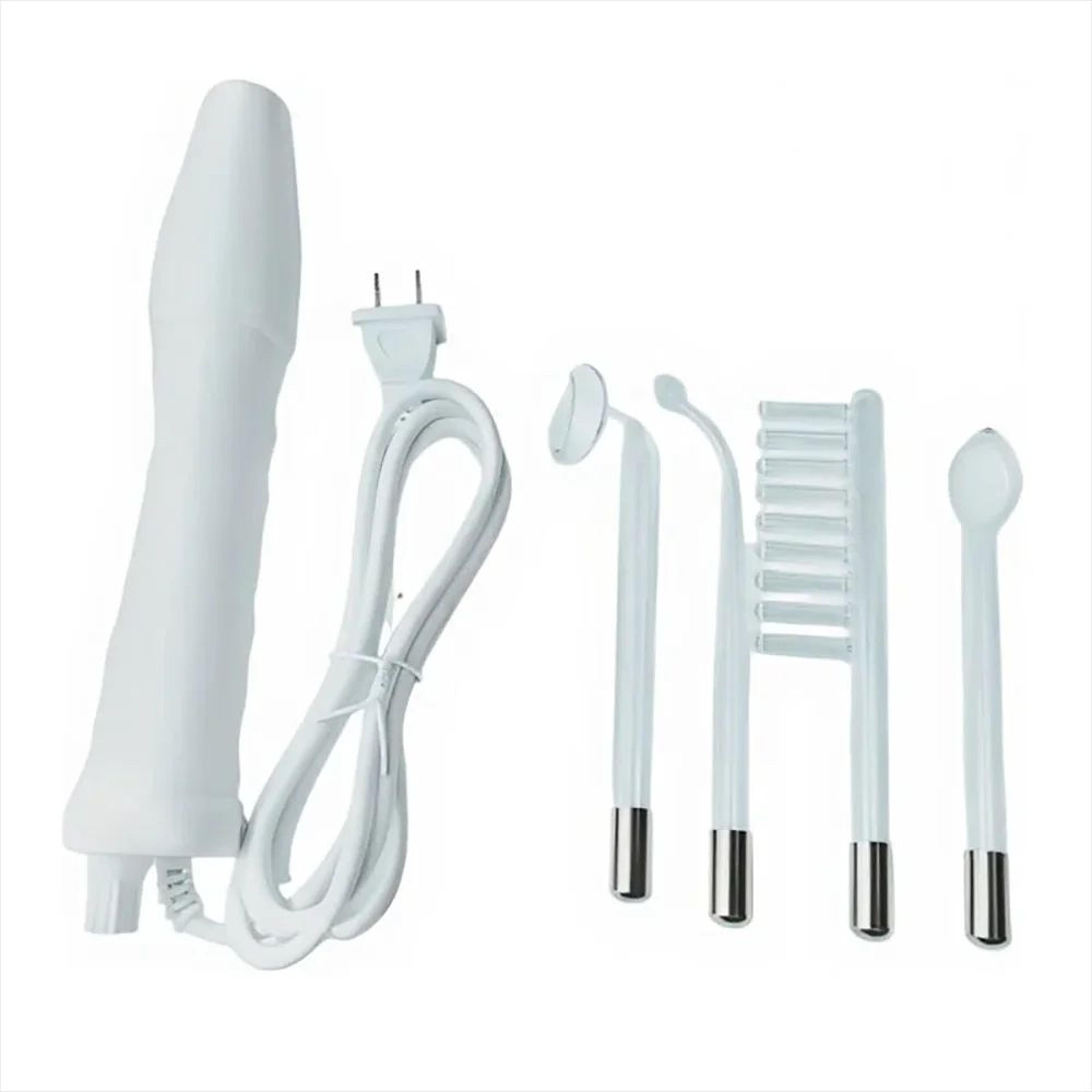 4 in 1 high frequency facial wand with glass electrodes – electrotherapy acne spot skin tightening machine