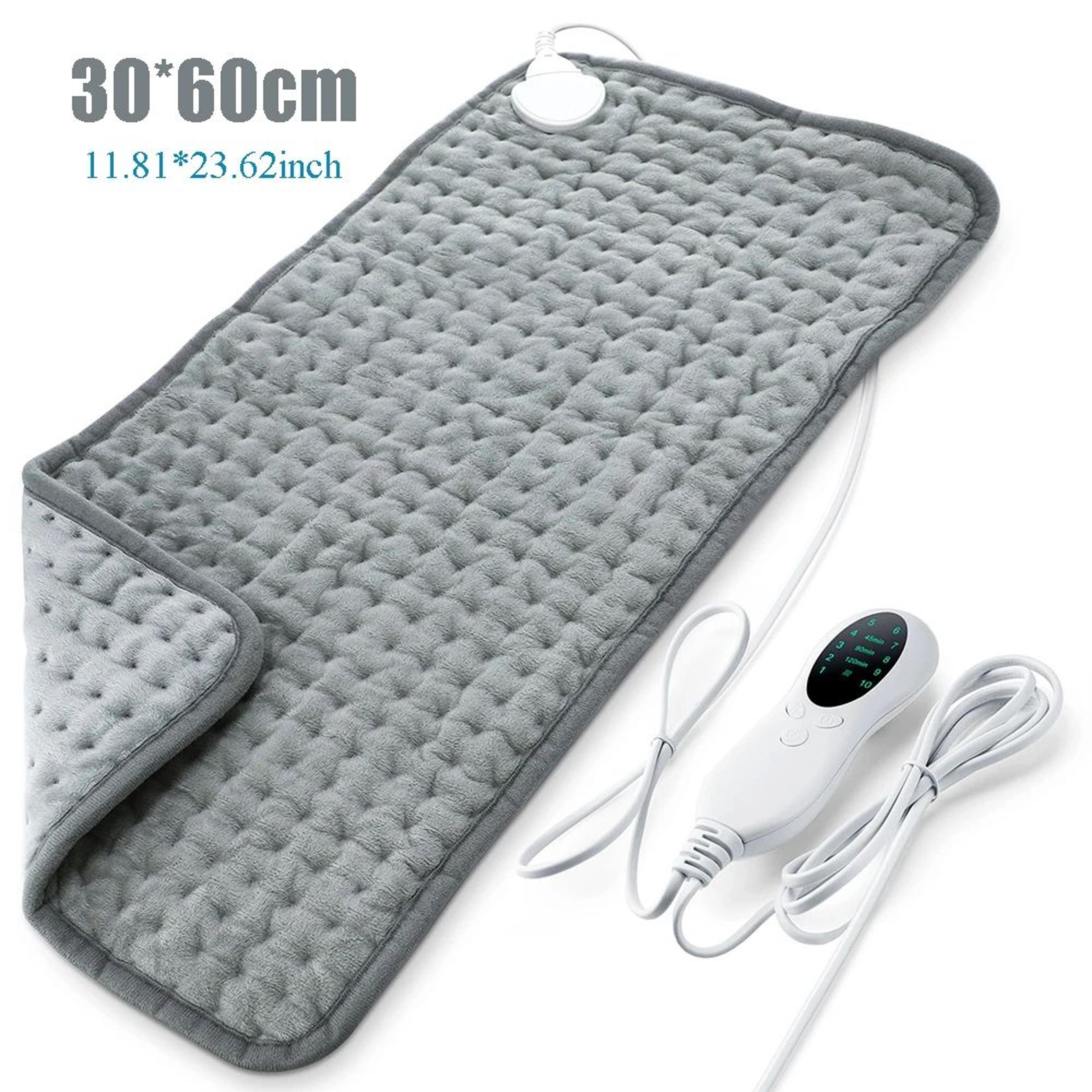 electric heating pad for back, abdomen & legs – super soft heated blanket with 9 heat levels & auto shut-off timer