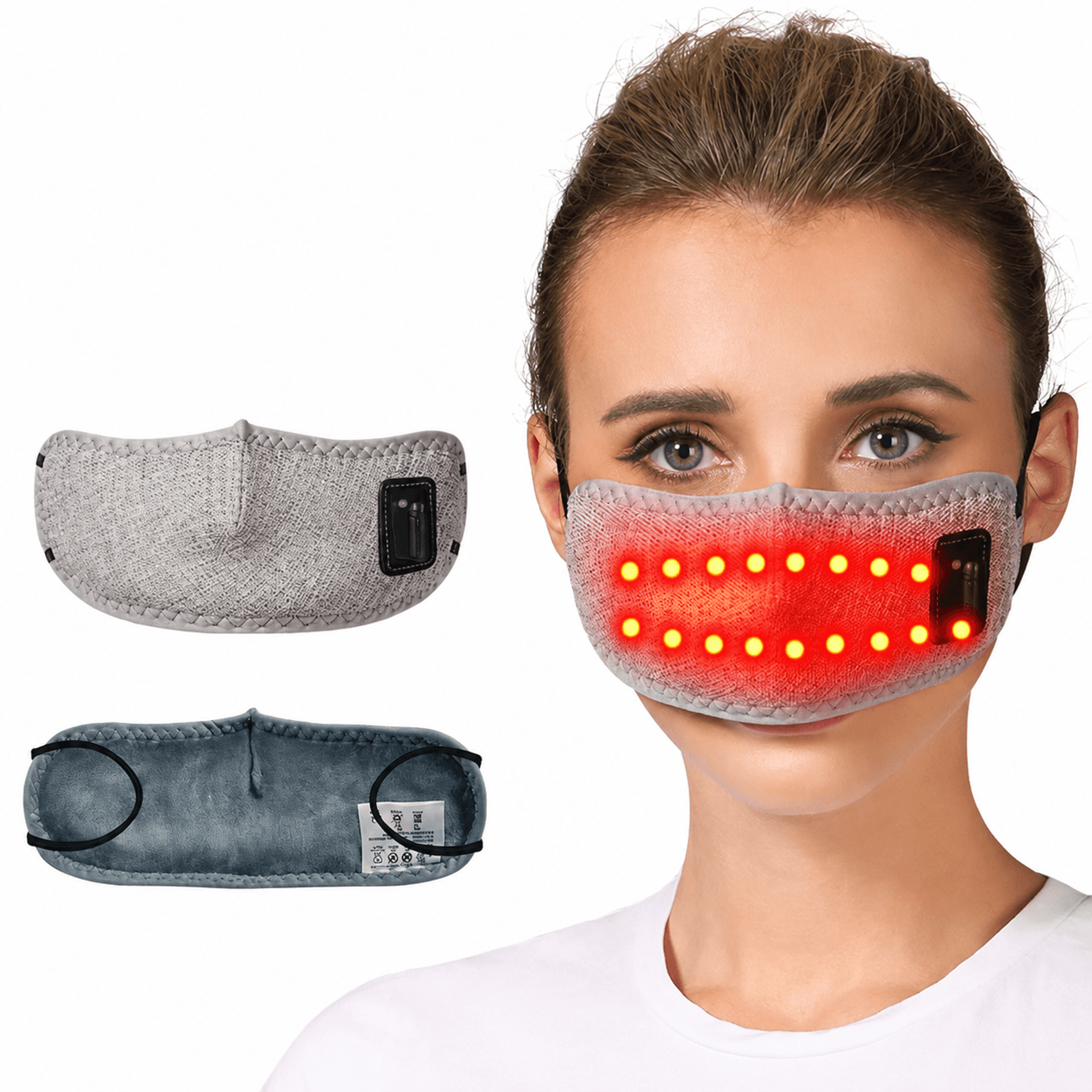 red light heated nose pad with adjustable heat – usb electric nose warmer for nasal comfort & daily wellness care