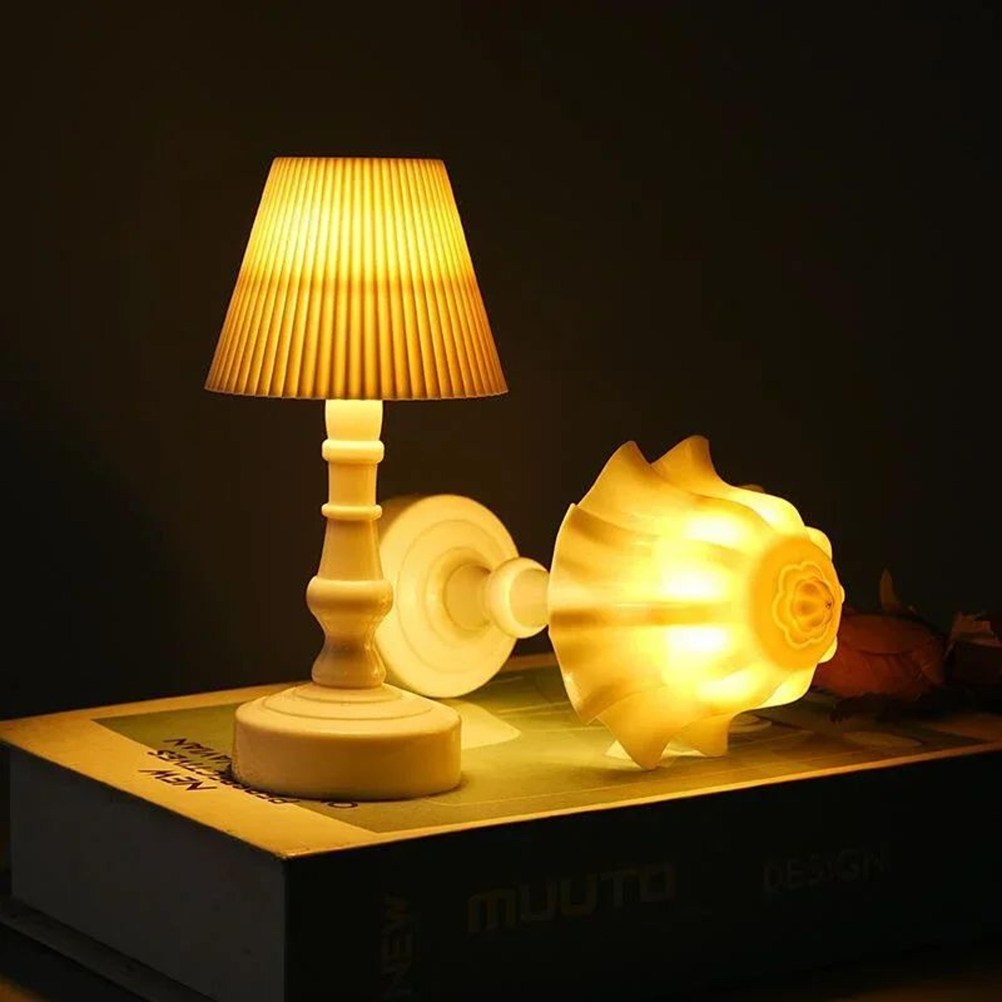 electronic flameless led flower candle night light – battery operated warm white decorative lamp for weddings & home