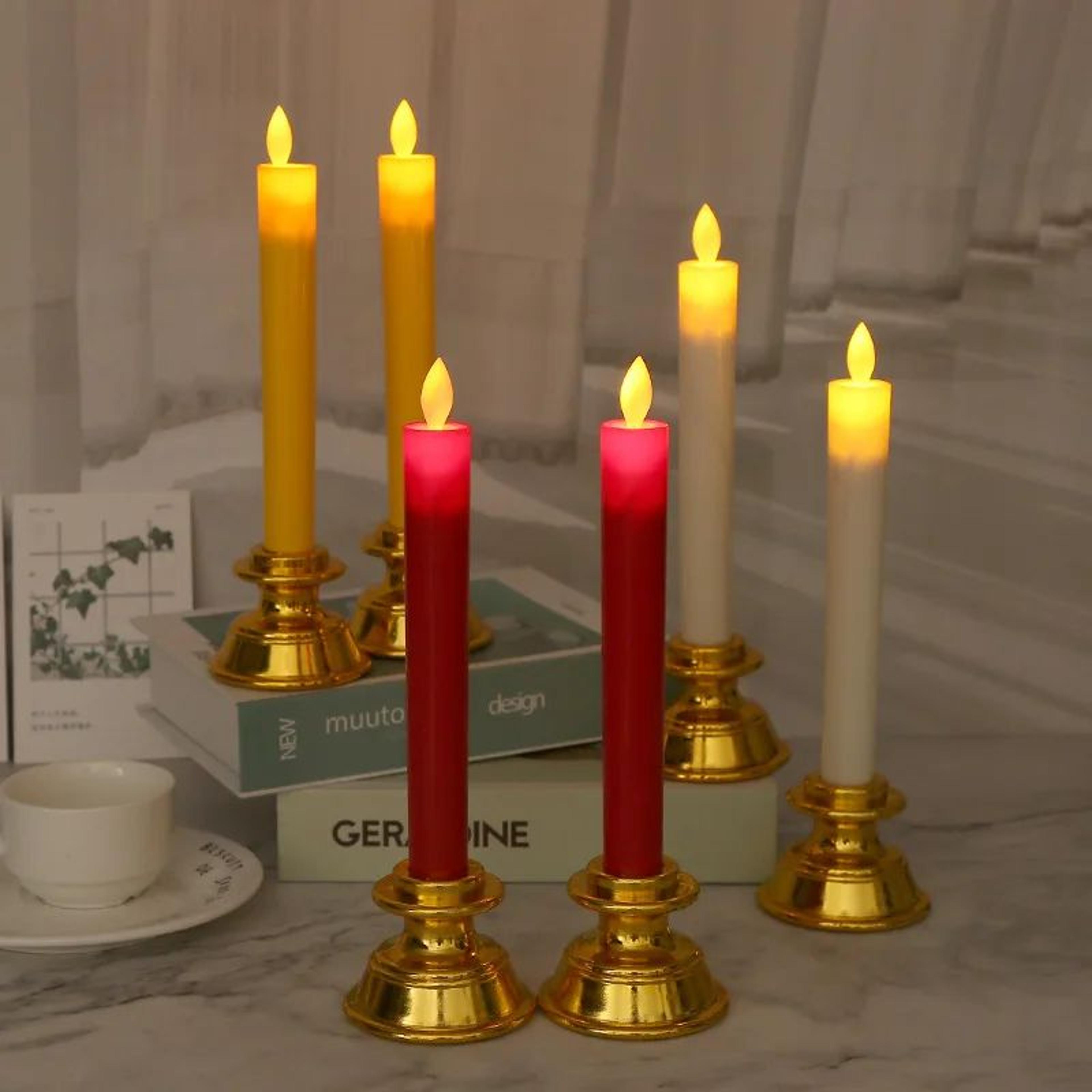 usb plug-in led flickering flameless candle light – electronic candlelight for wedding, church, prayer & holiday decor